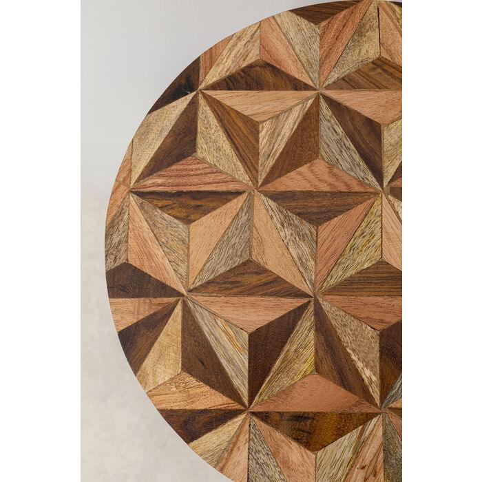 Bijzettafel DOMERO GEO bruin