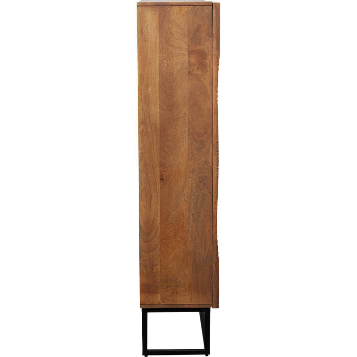 Kast MADEIRA lite hout met zwarte basis