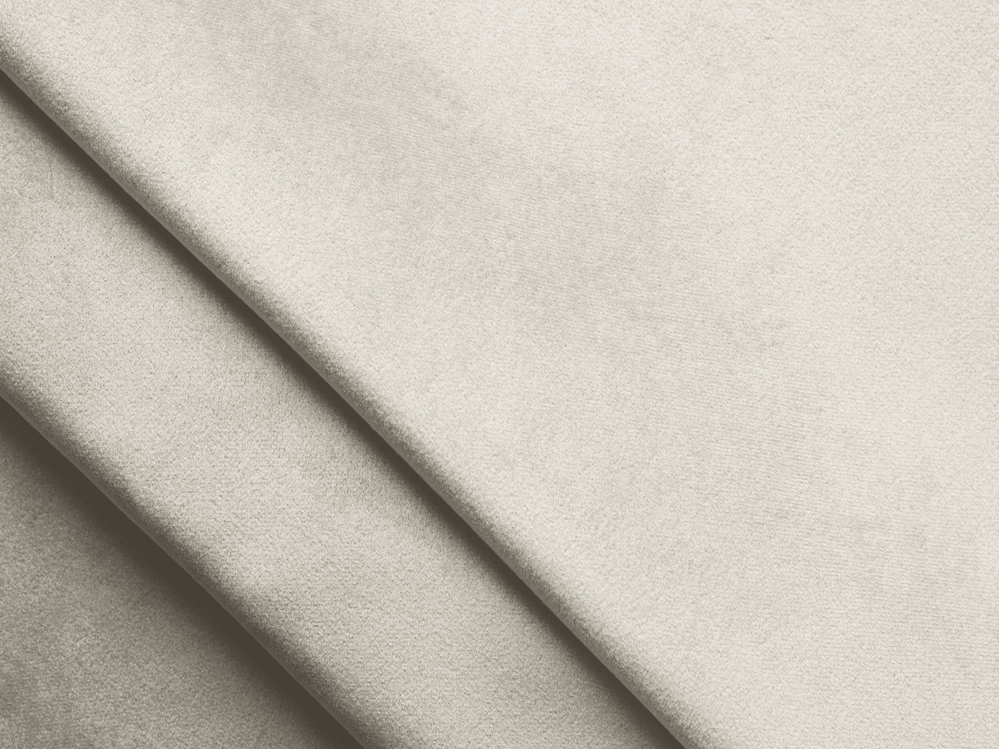 Velours hoekbank links met slaapfunctie KONA lichtbeige