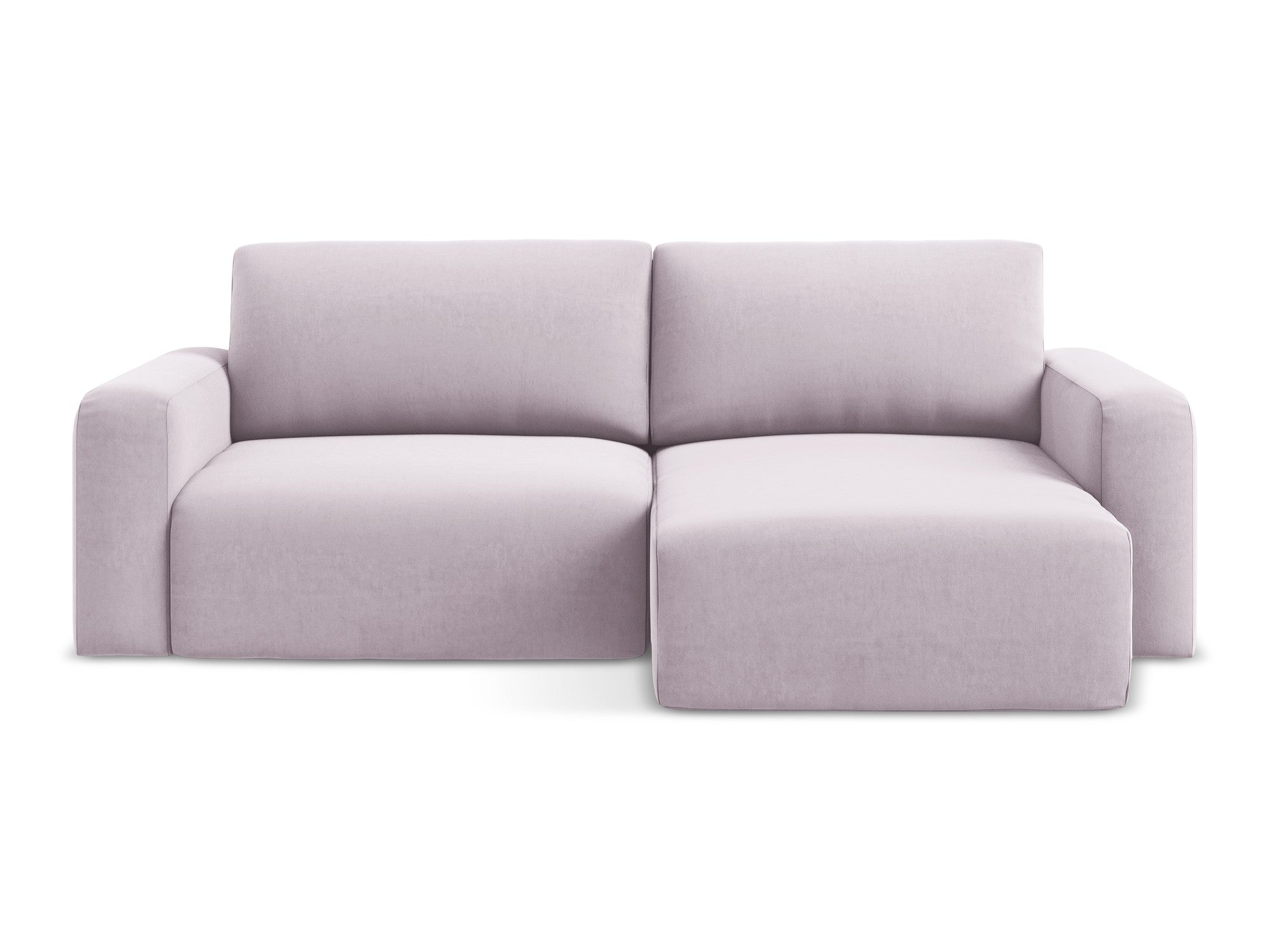 Vleugelbank van fluweel met slaapfunctie KONA lavendel