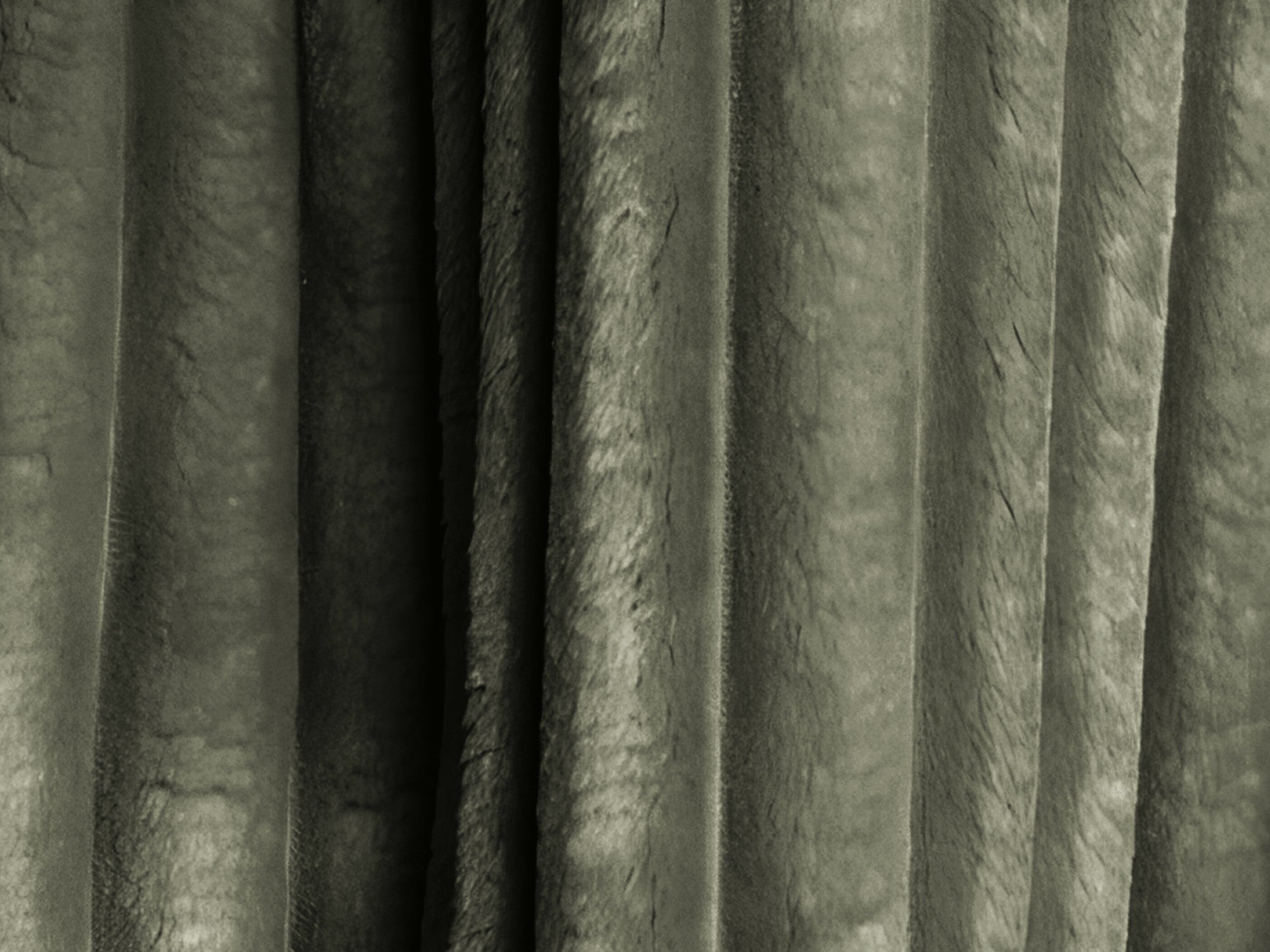 Right-facing corner sofa bed KONA in olive corduroy