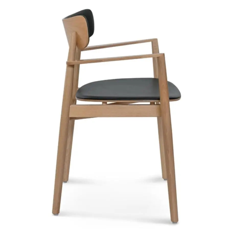 Chair with armrests NOPP B-1803/1 Solita beech wood