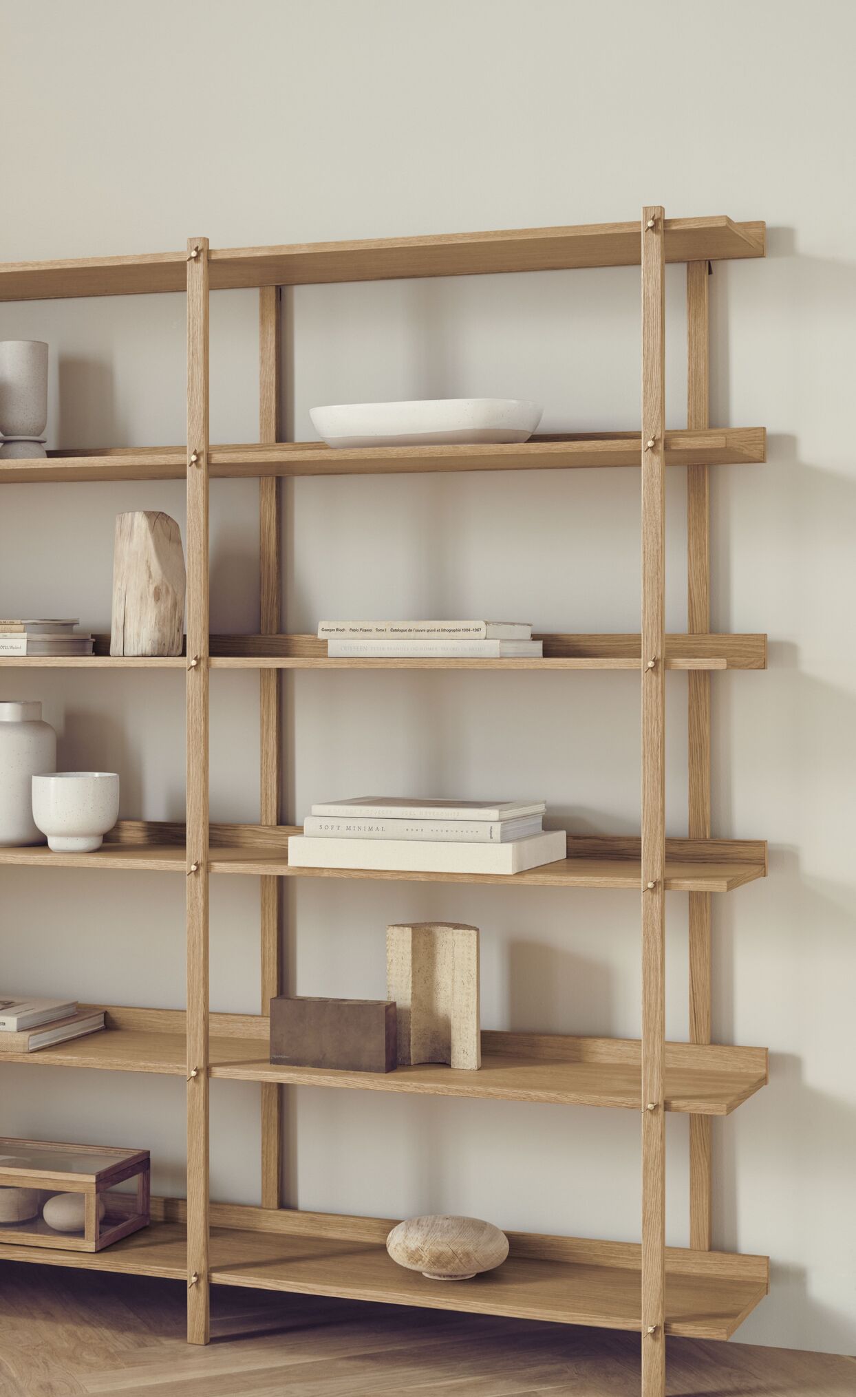 Eikenhouten KARI Boekenkast