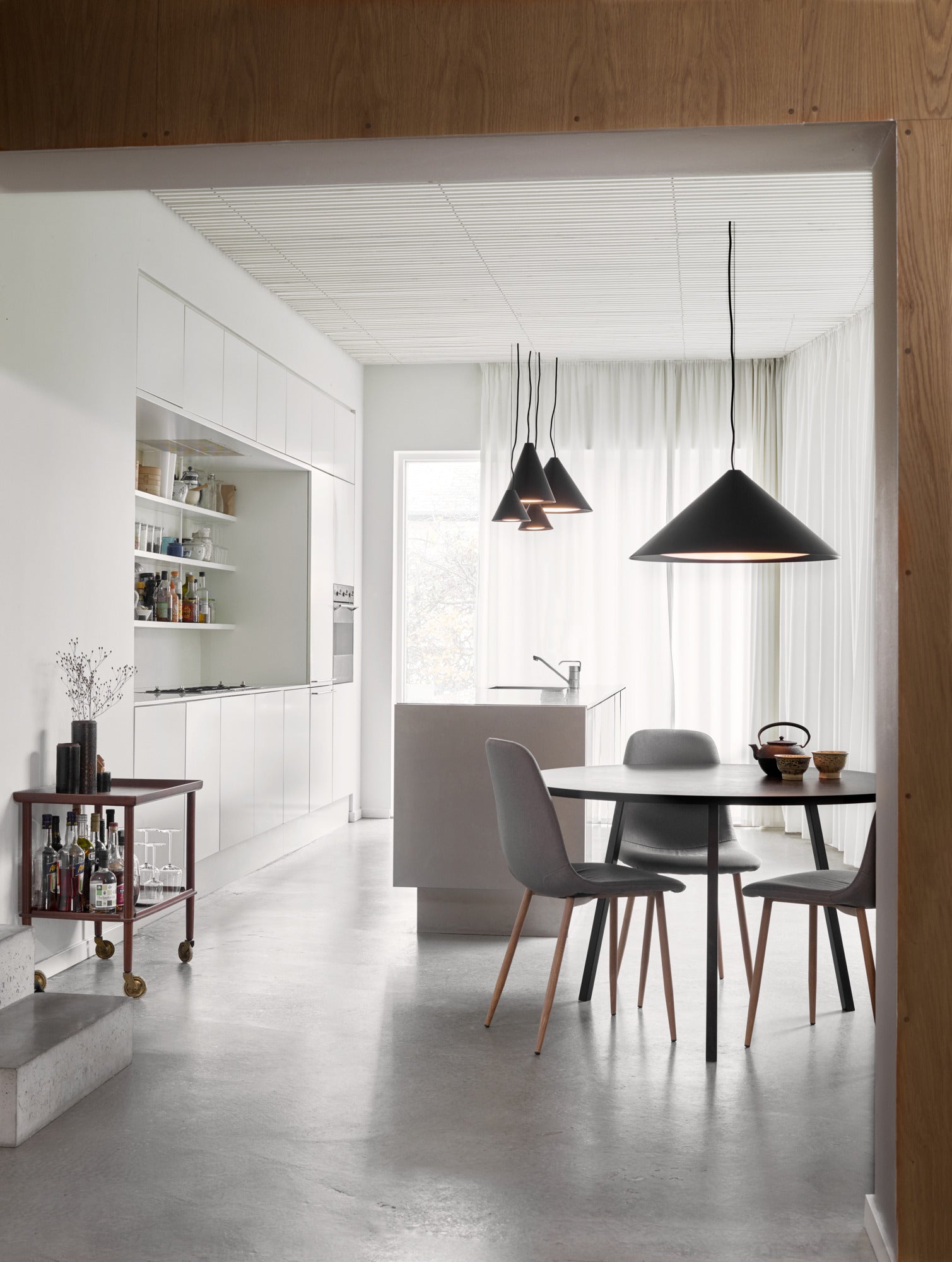 Pendelleuchte KEGLEN schwarz