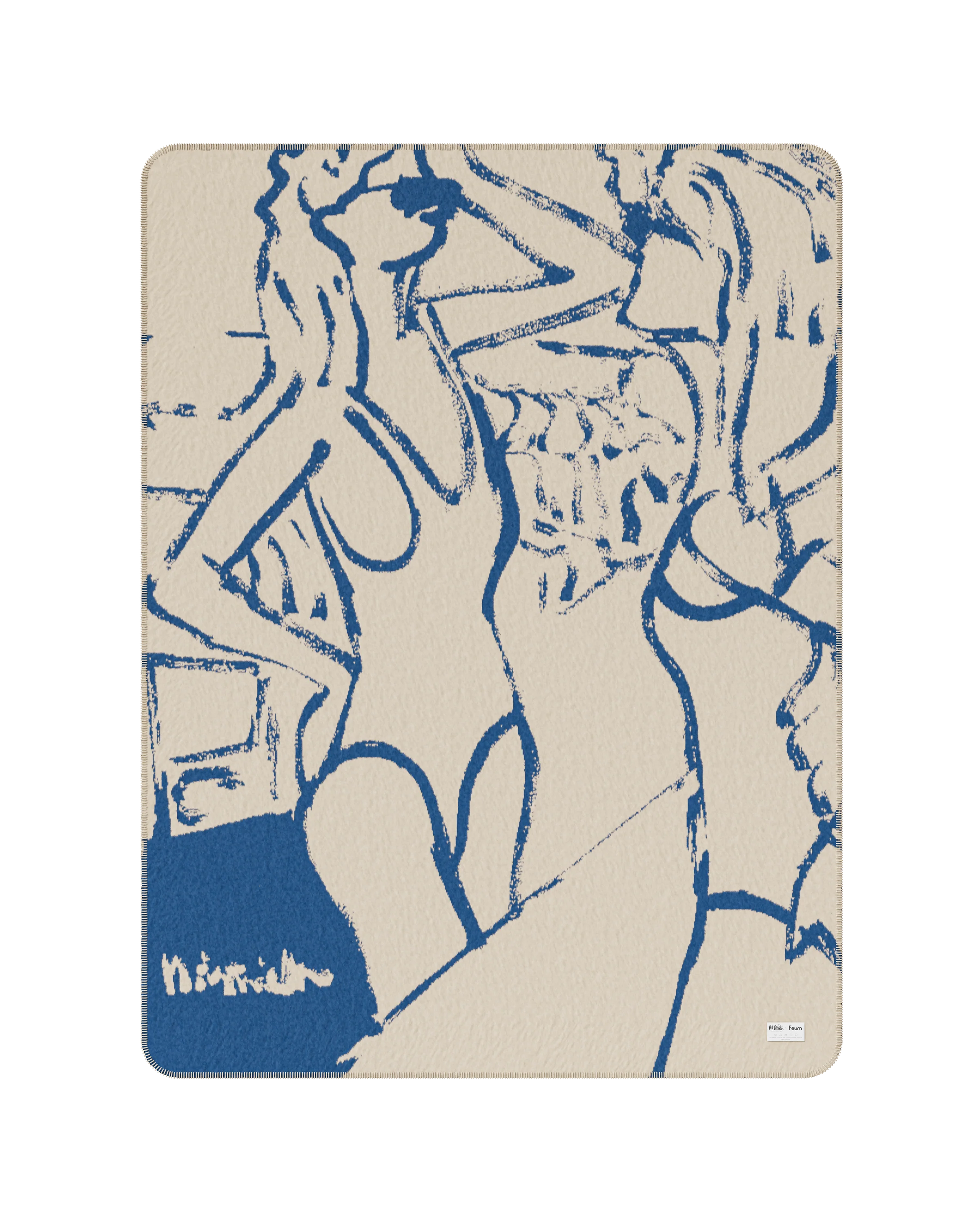 Koc M. Żytniak x Feum sandbeige und meeresblau