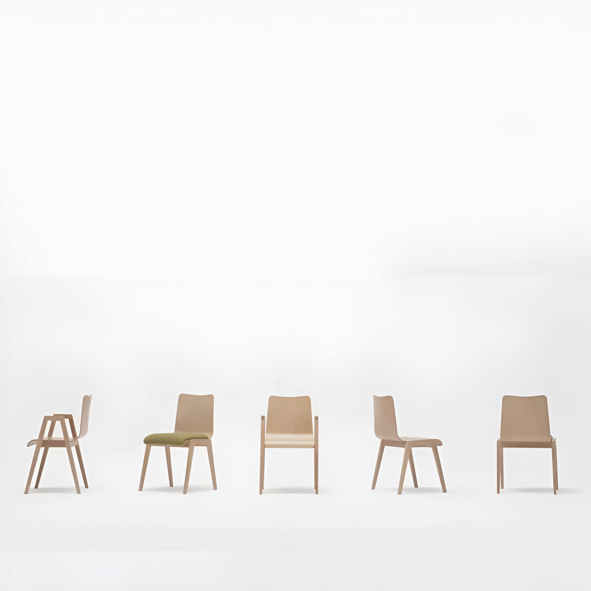 Stuhl mit Armlehnen LINK Holz