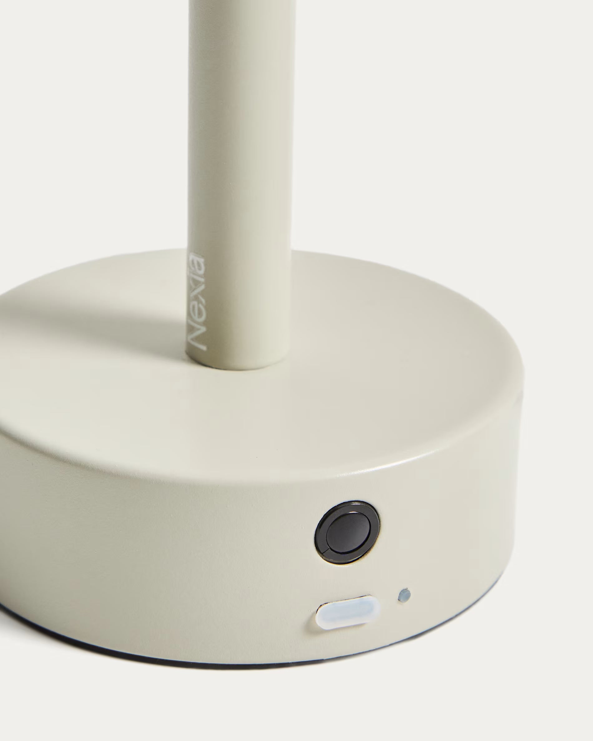 Tragbare Lampe BOW hellgrau