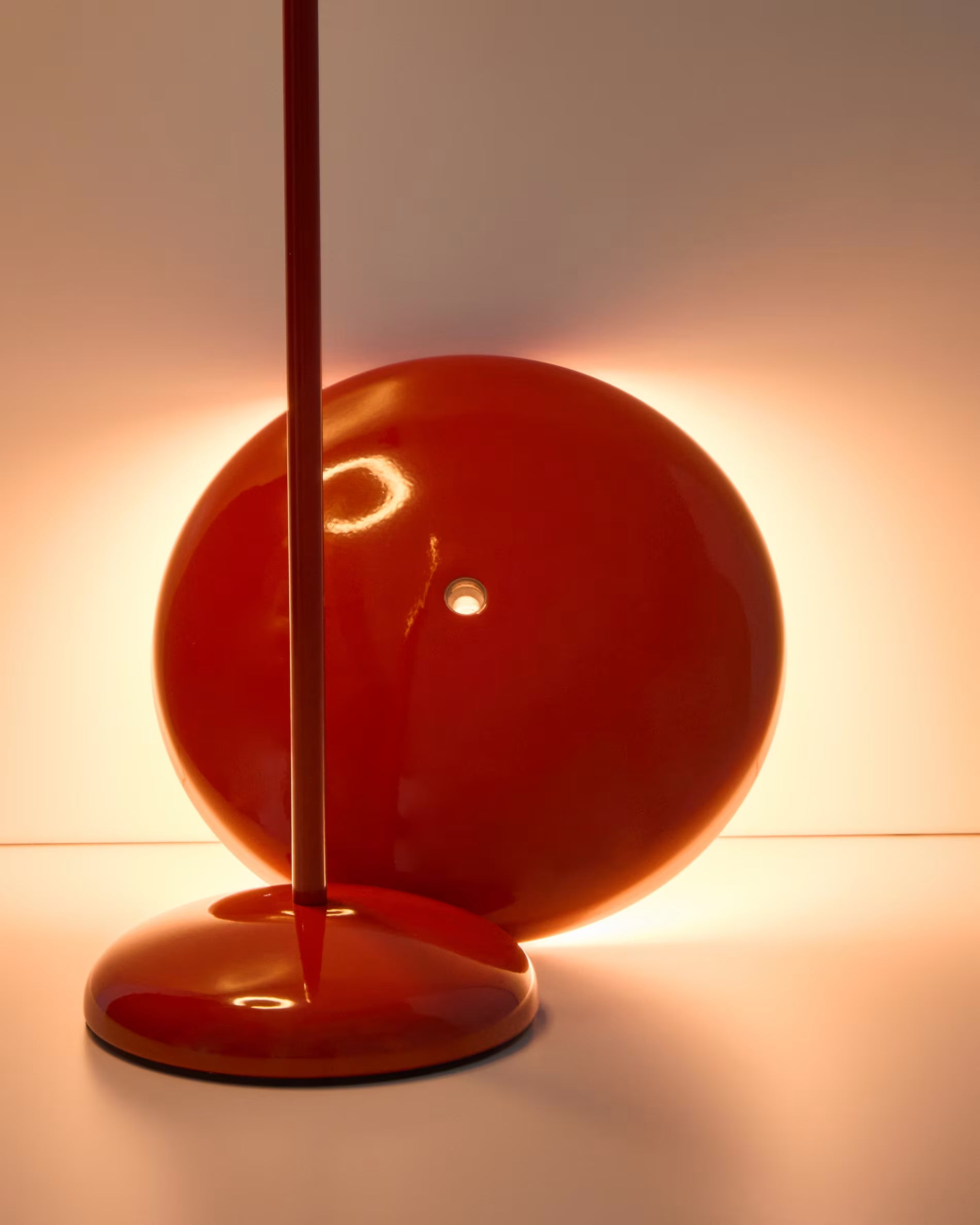 Draagbare lamp PORTE rood