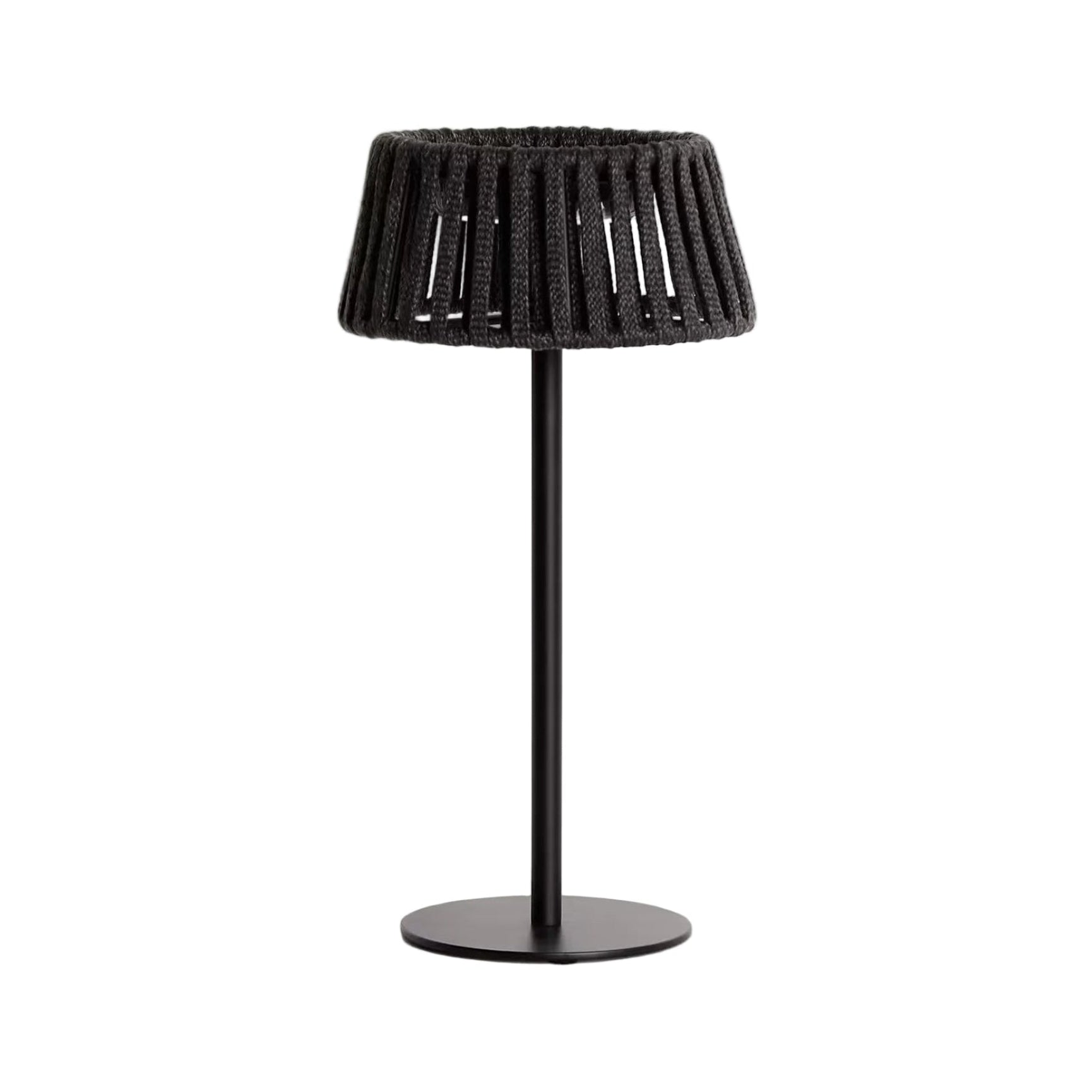 Zwarte ALDET solar tuinlamp