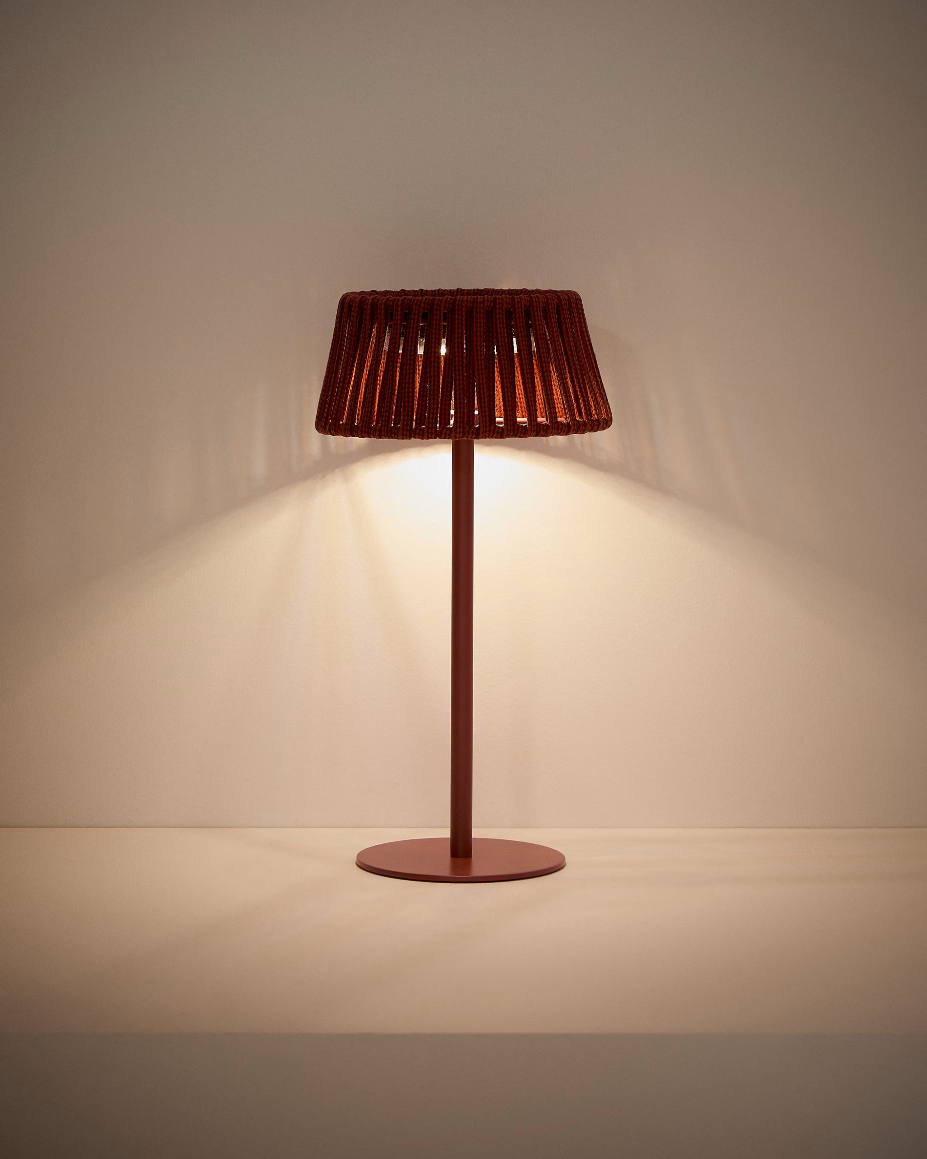 Zonne tuinlamp ALDET terracotta