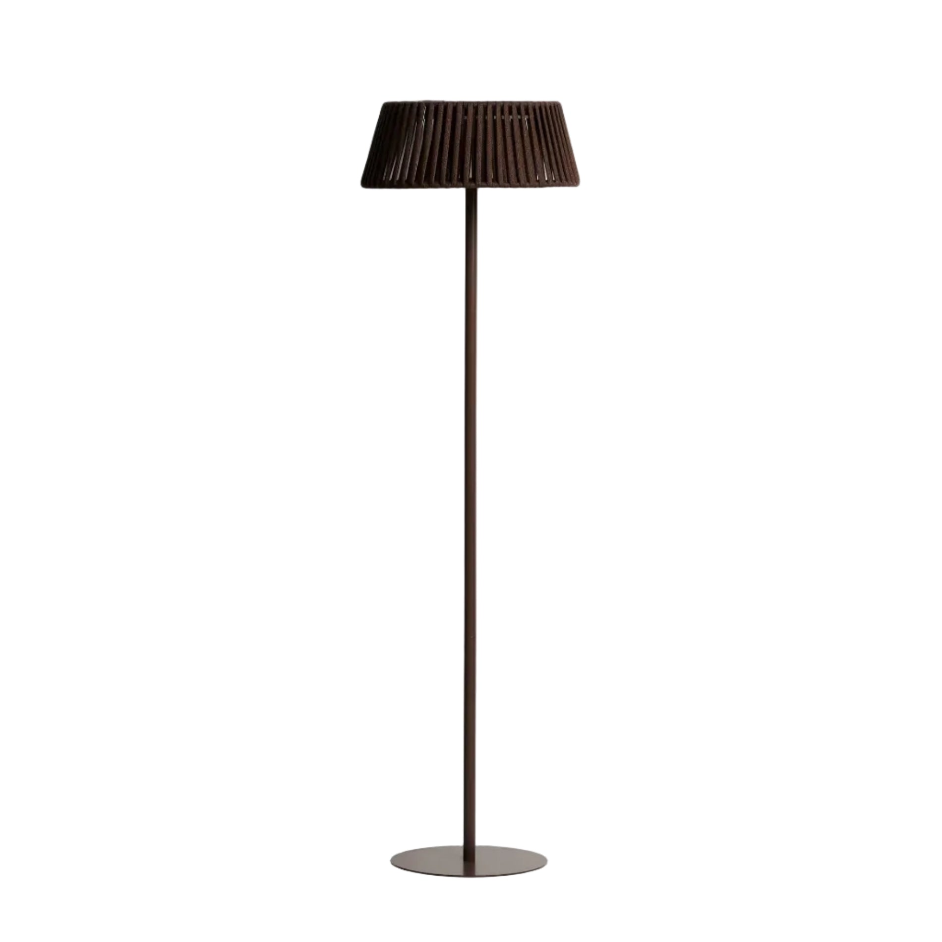 Lampa ogrodowa podłogowa solarna ALDET brązowy – Kave Home