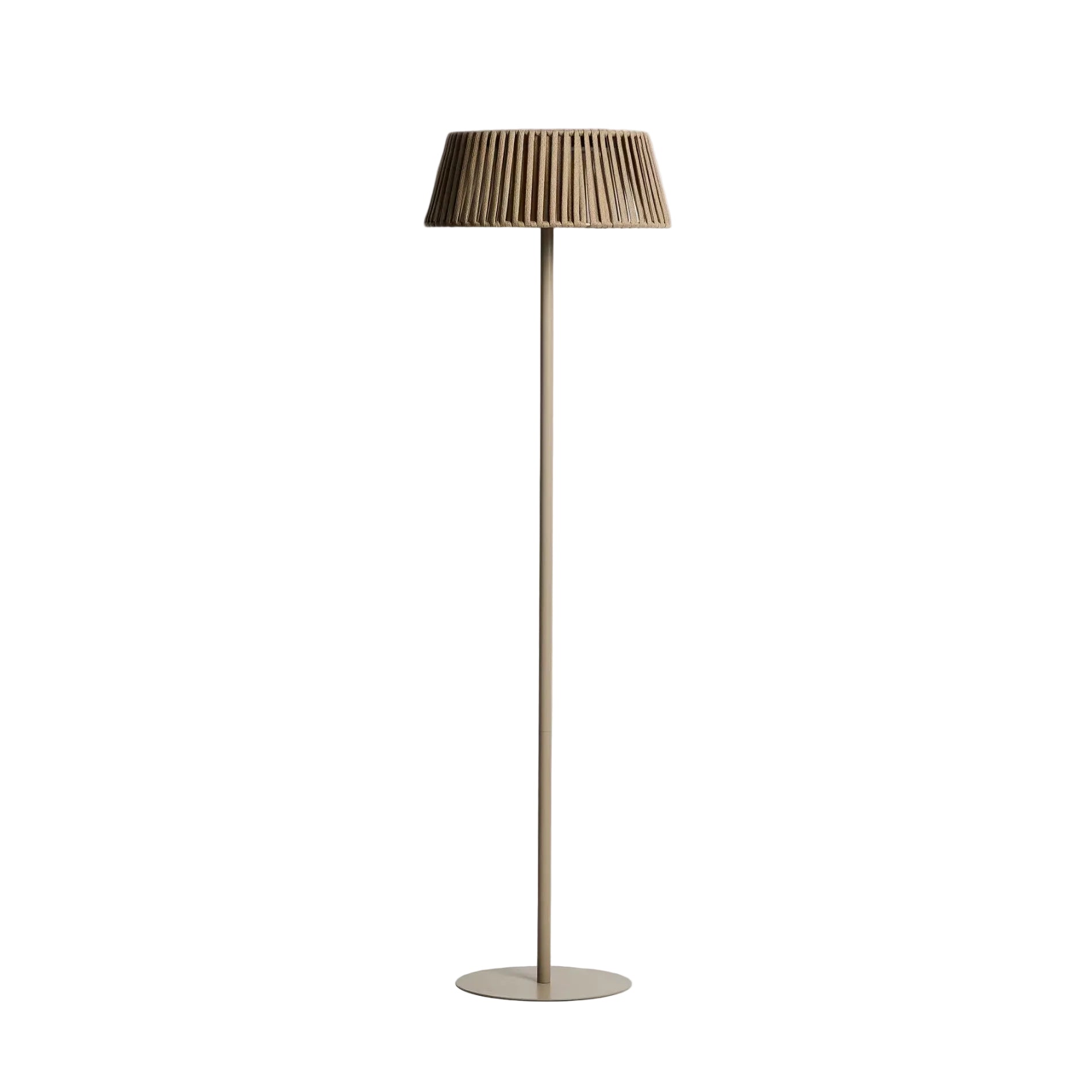 Lampa ogrodowa podłogowa solarna ALDET beżowy – Kave Home