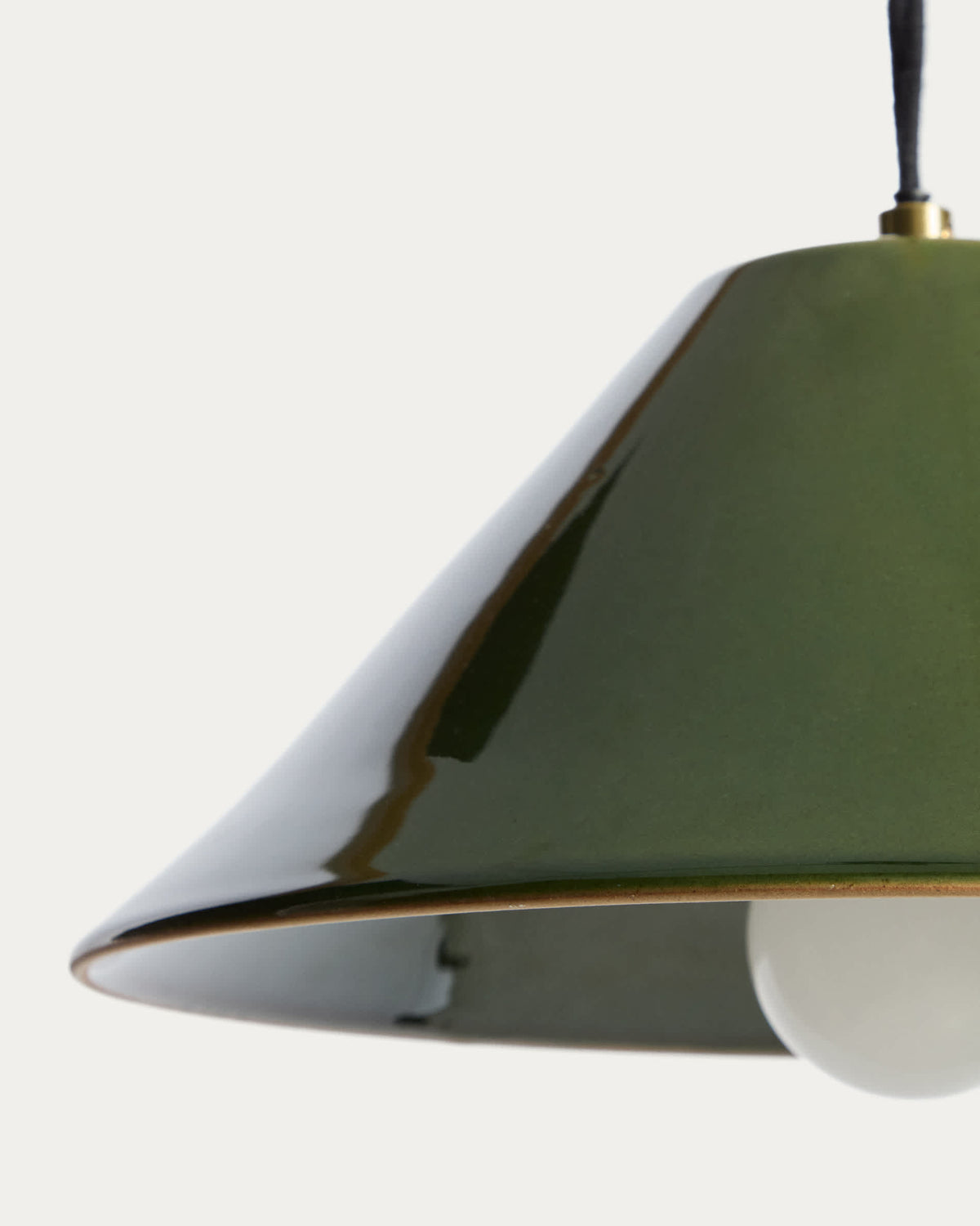 Lampa wisząca CEREN zielony ceramika – ujęcie 5