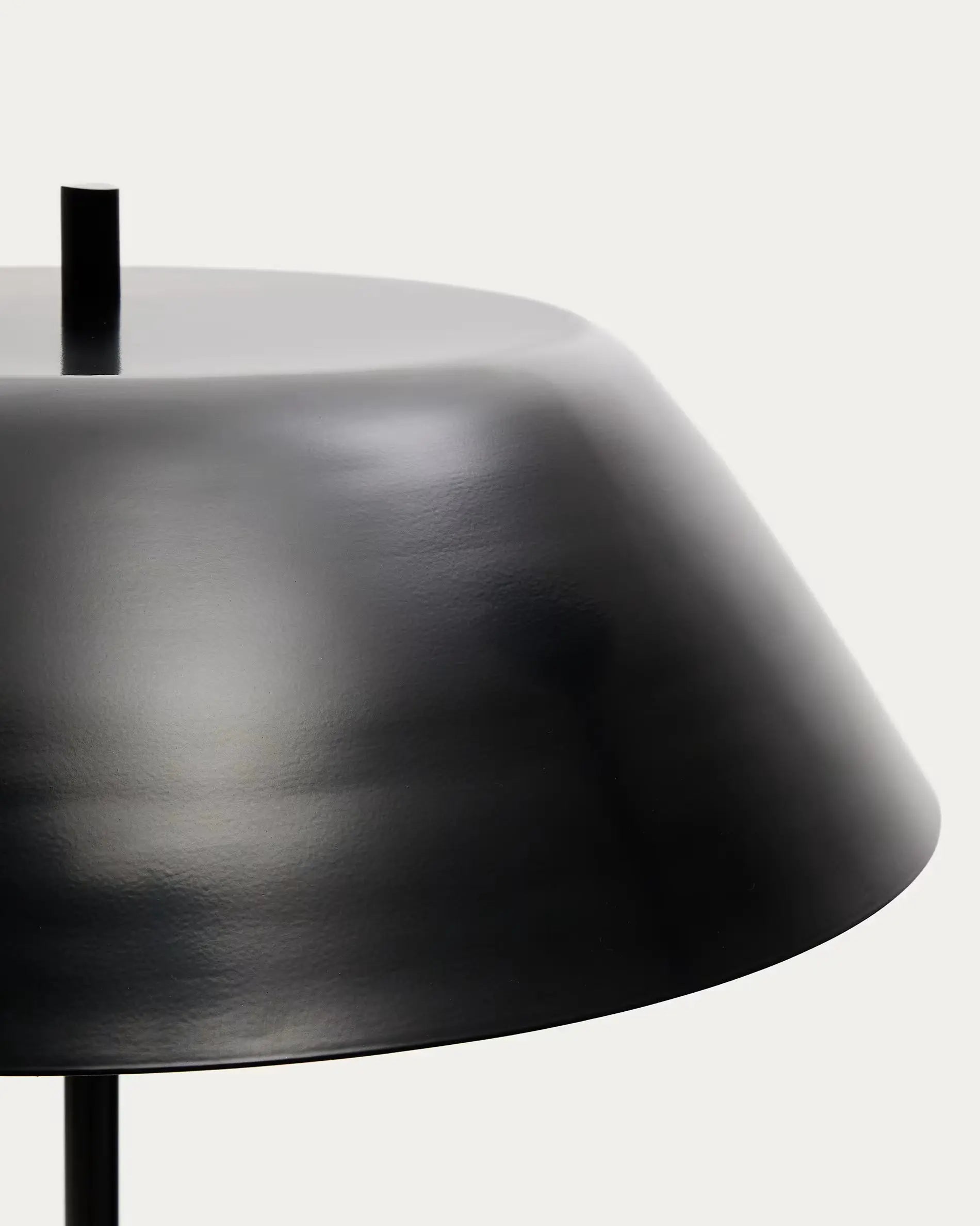 Lampa podłogowa SAYRA czarny – marmur i metal