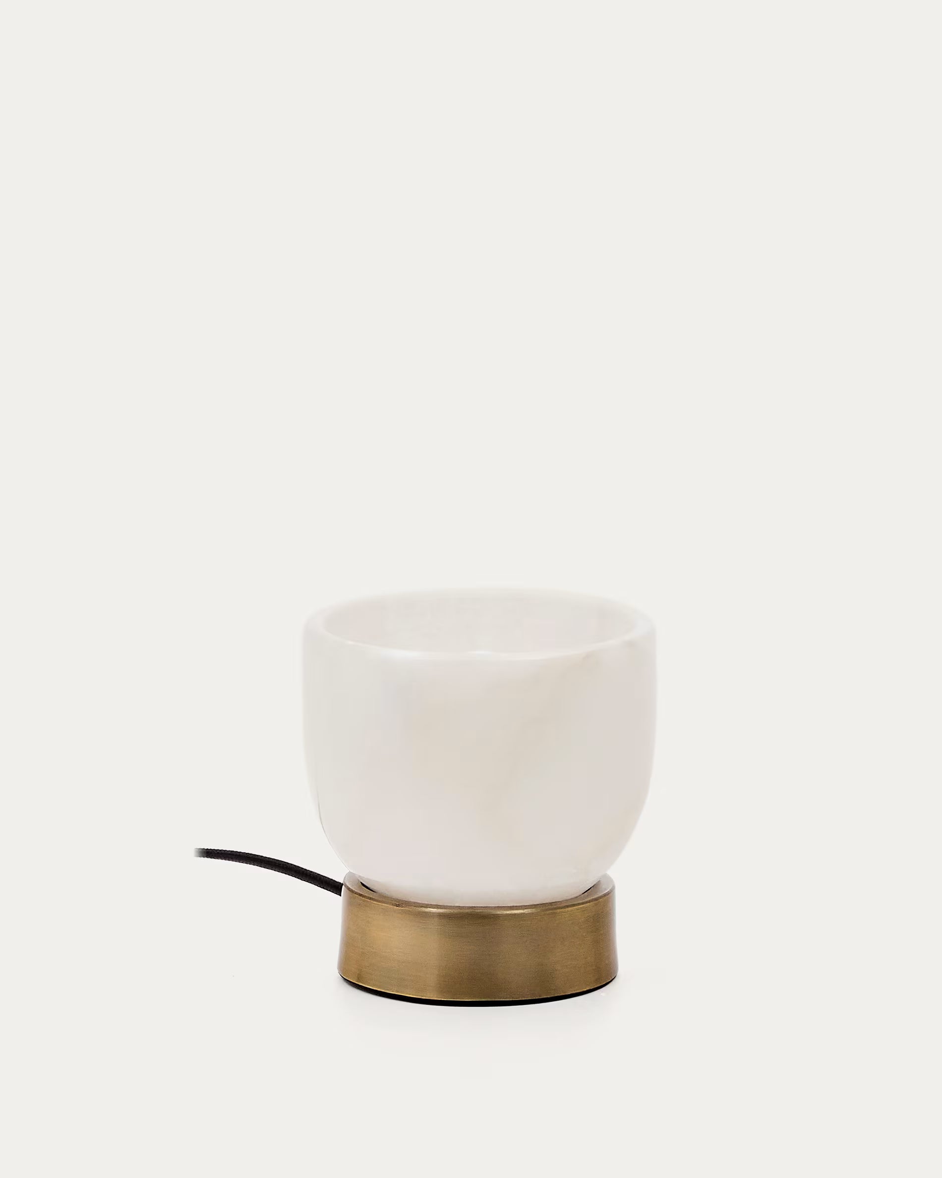 SHENLI Alabaster and Brass Table Lamp