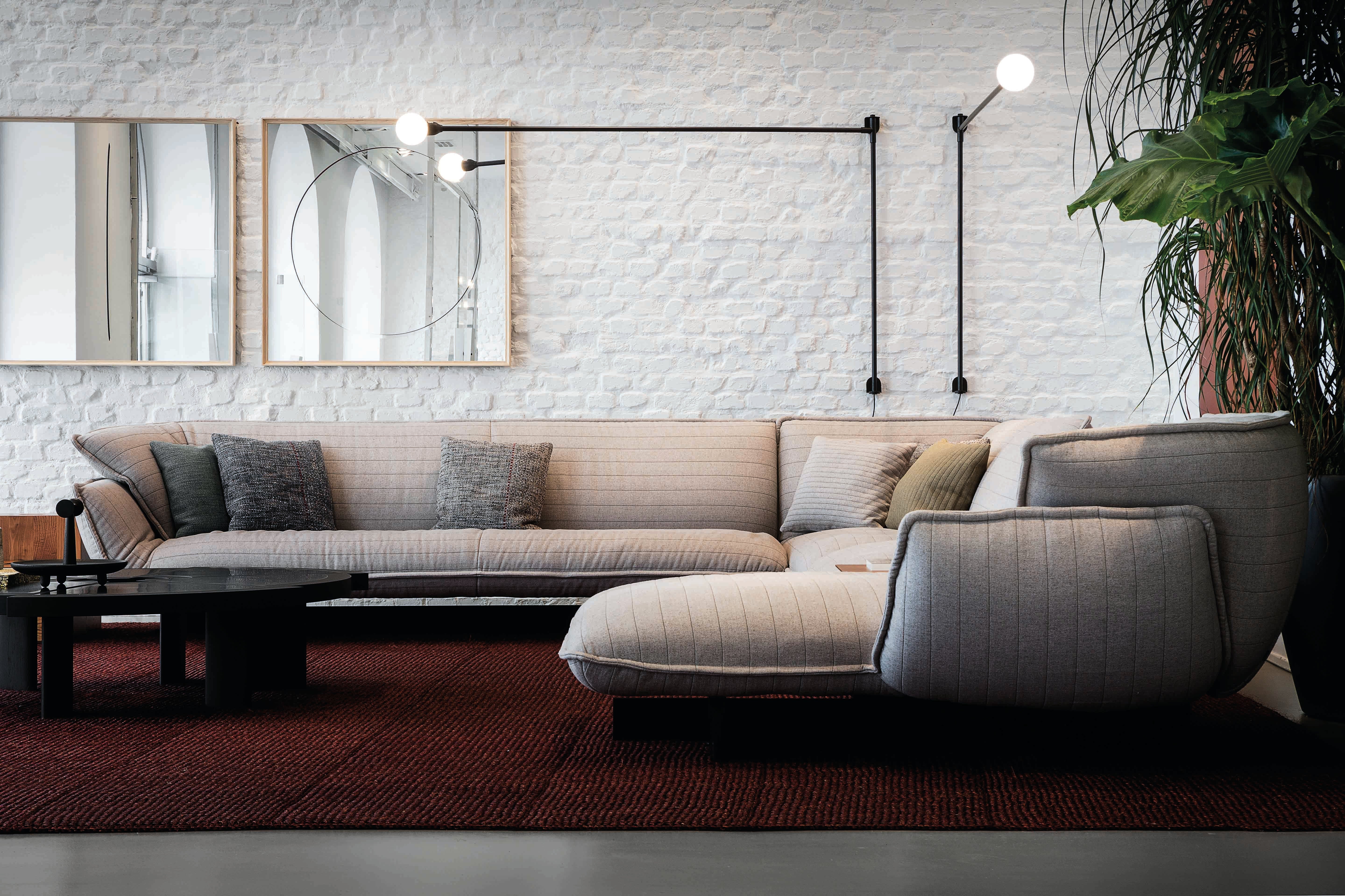 Wall lamp with arm POTENCE PIVOTANTE black