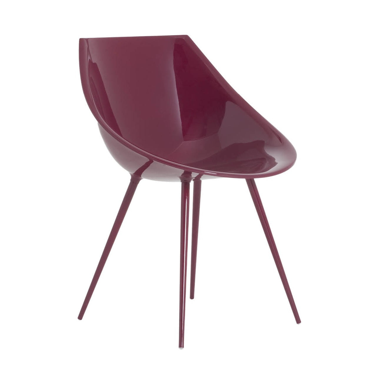 Stoel LAGÒ bordeauxrood
