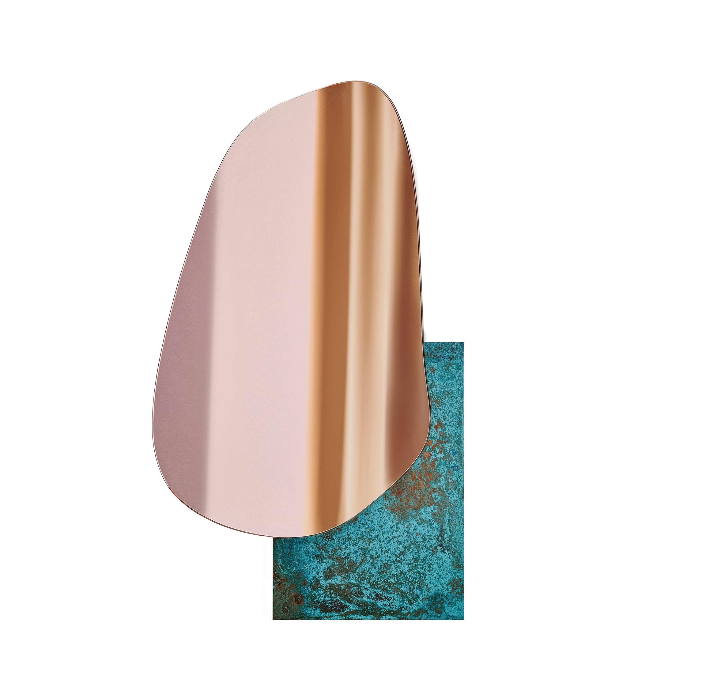 Lustro LAKE 3 - BEPERKTE EDITIE oxiderend koper