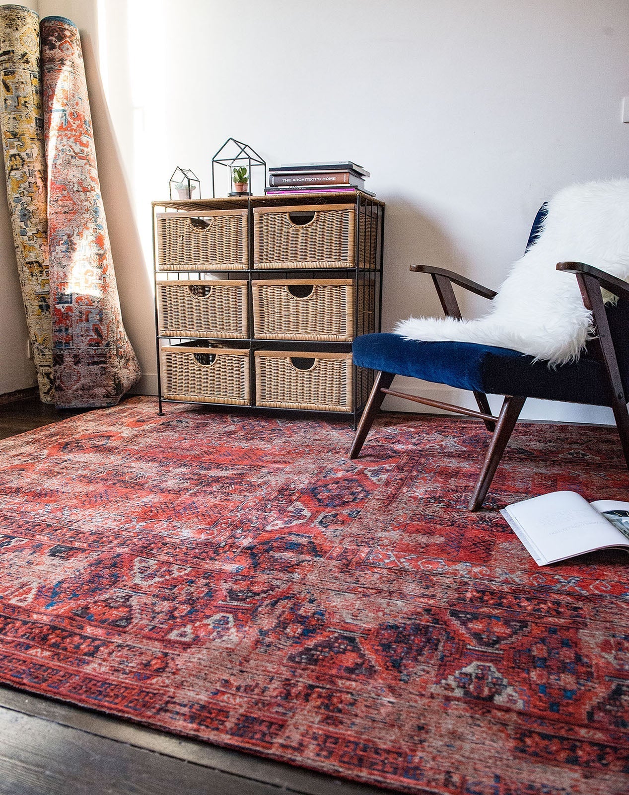 Vloerkleed HADSCHLU Rood