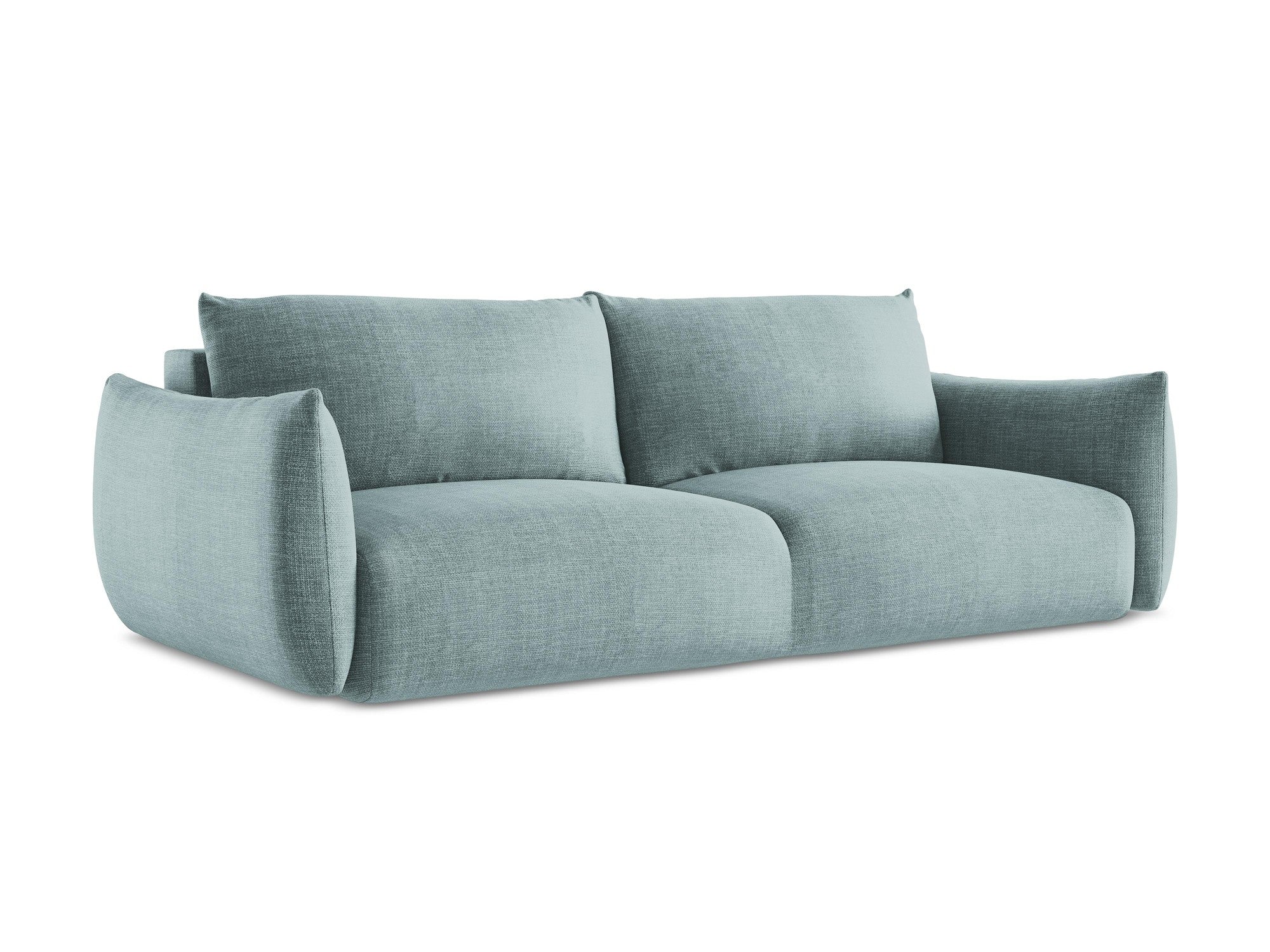 Sofa für 3 Personen mit Schlaf-Funktion LEILA in jeansblau