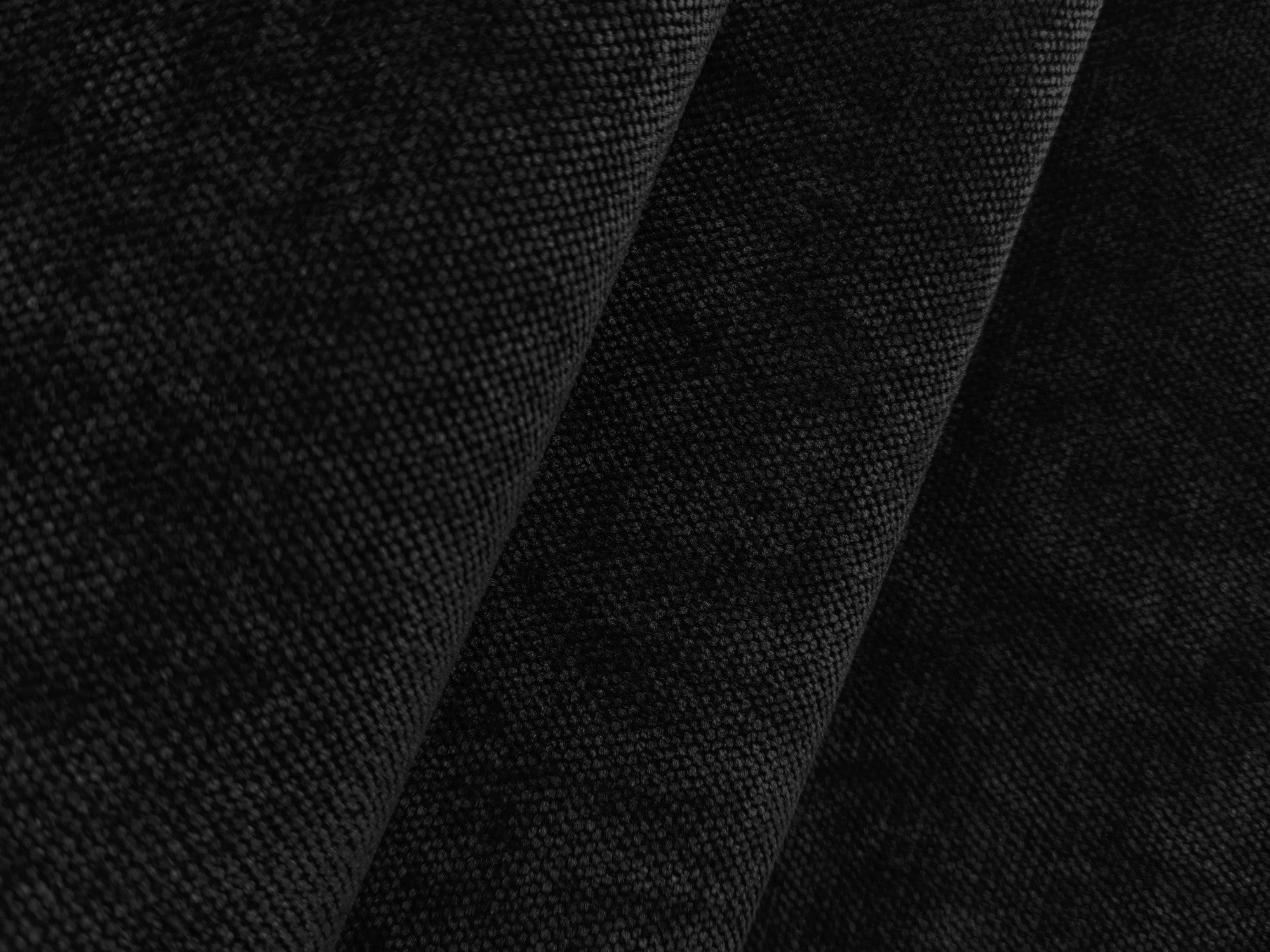 Sofa 3-zits met slaapfunctie LEILA zwart chenille