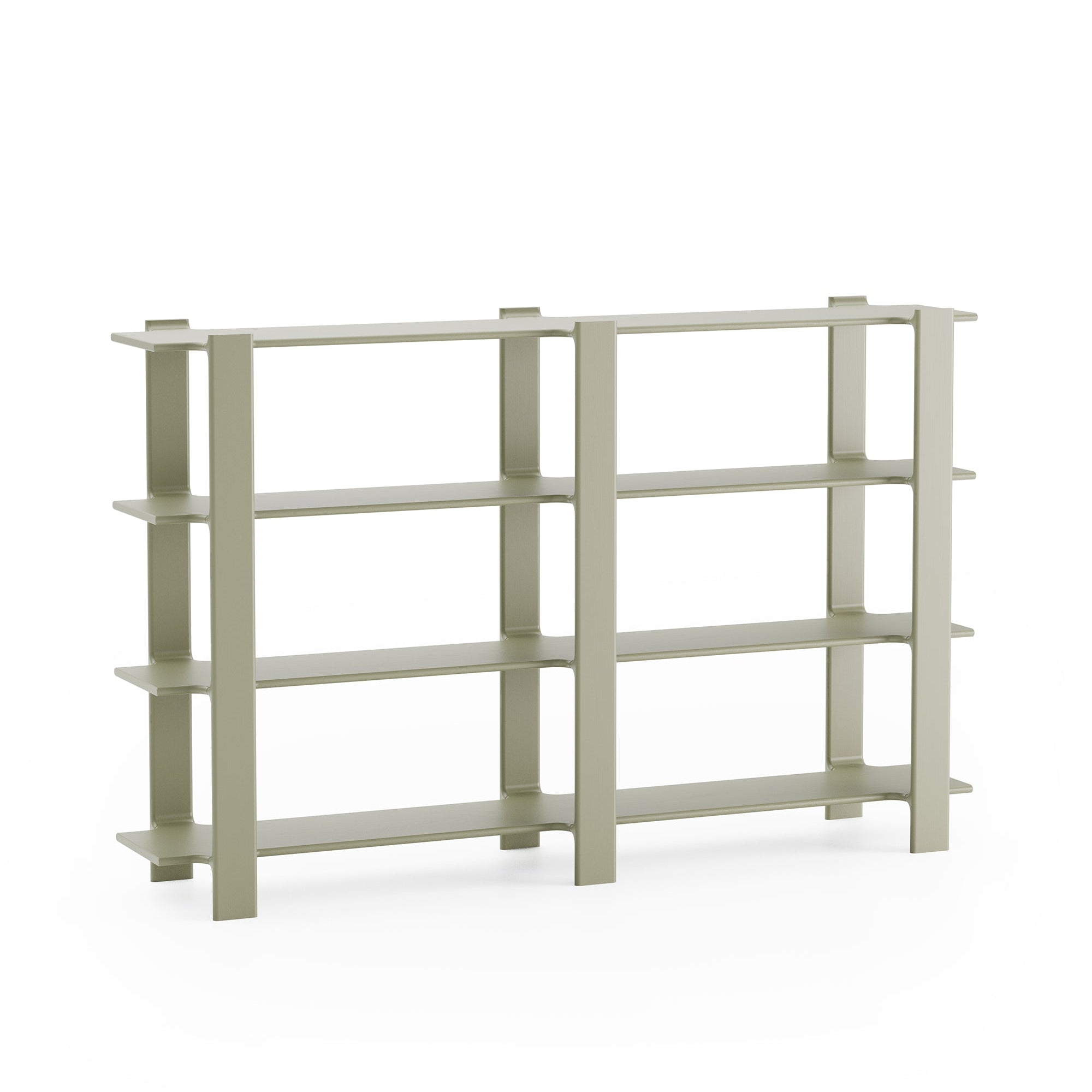 Boekenkast LIGO DUO olijfhout eiken