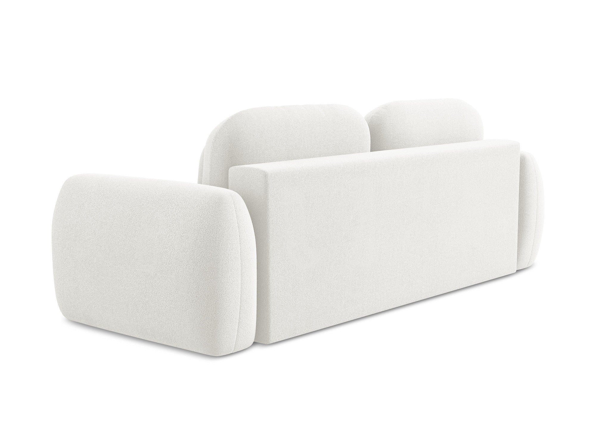Sofa 3-zits met slaapfunctie LOHI witte boucle