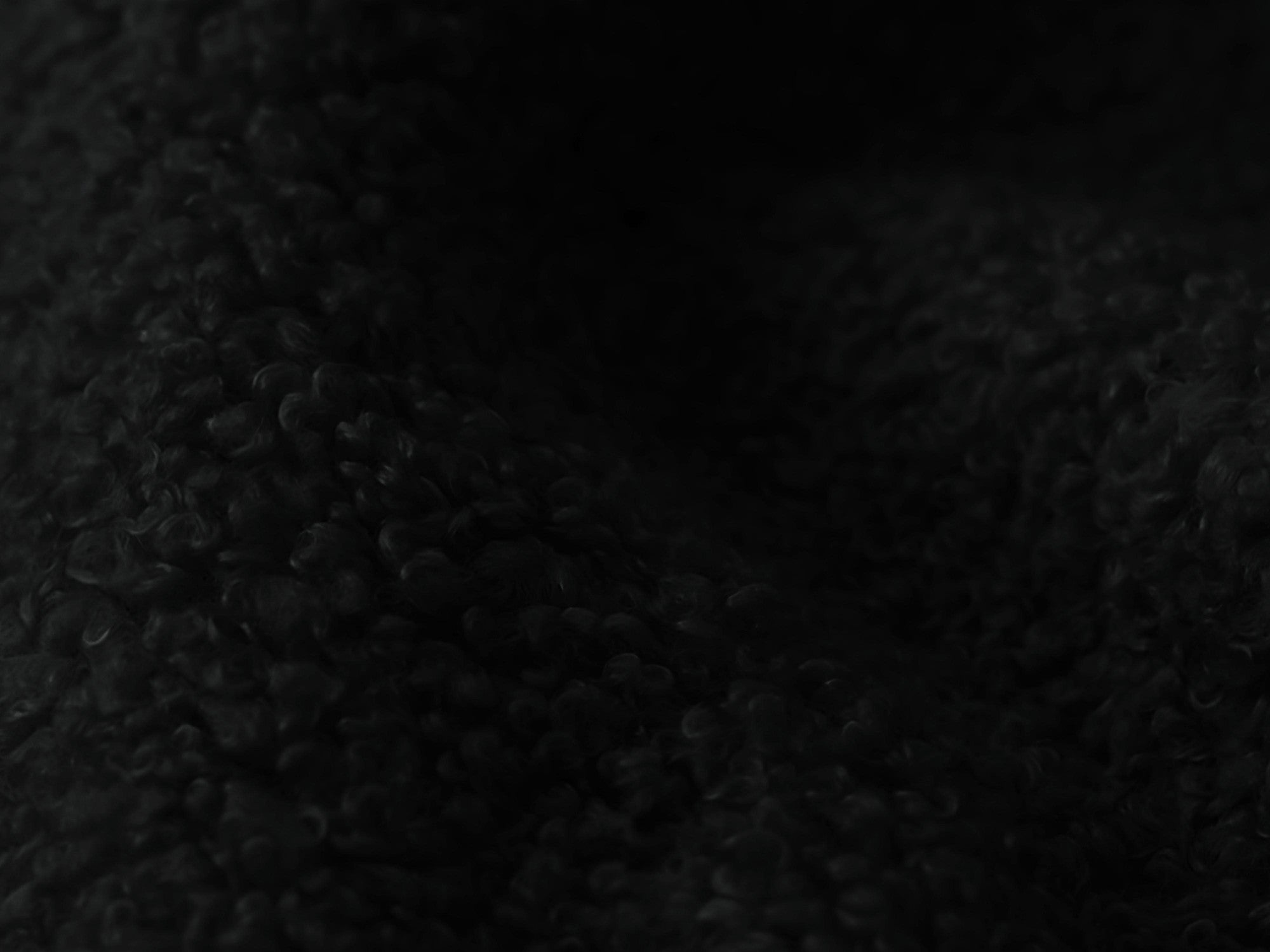 Sofa 3-zits met slaapfunctie LOHI zwart boucle