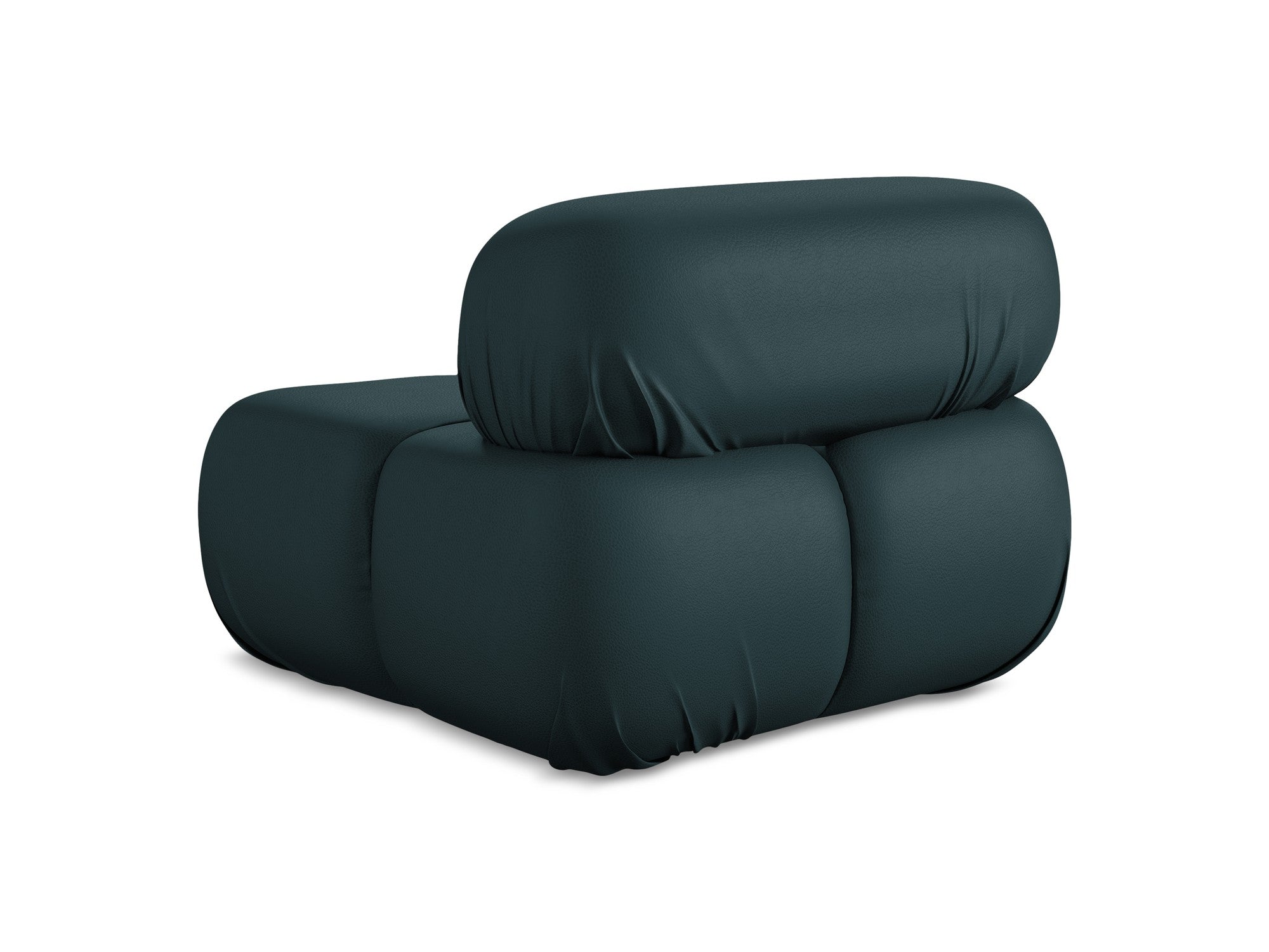 Fauteuil / module LOKUA zeegroen ecologische leer