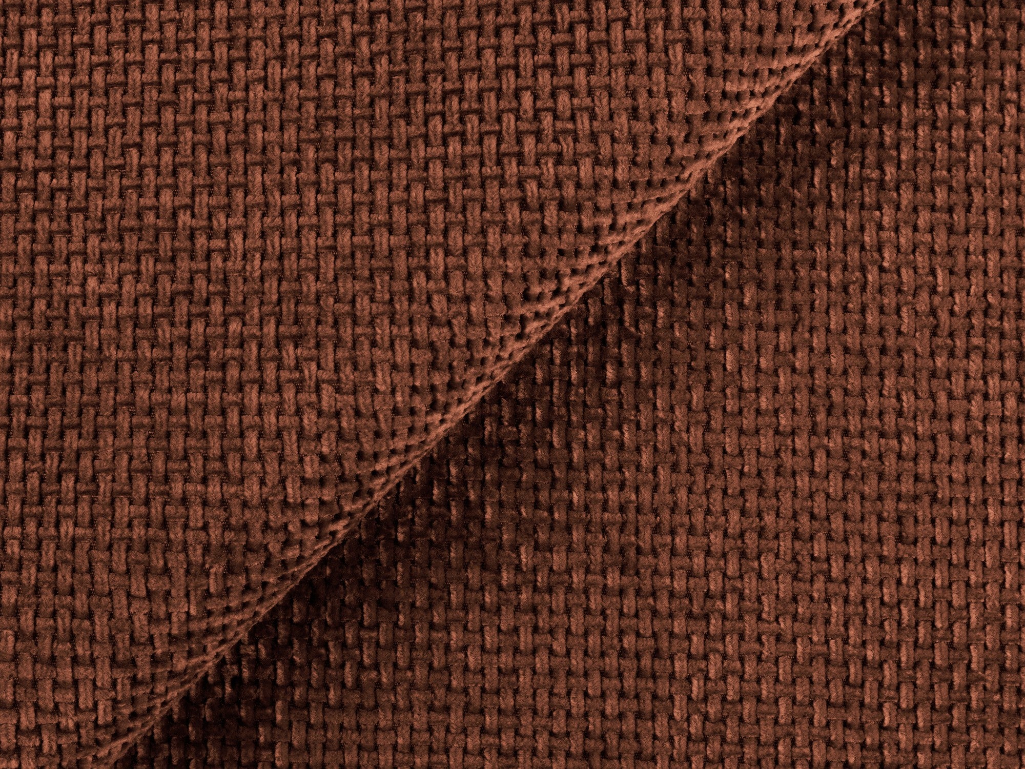 Modular 2-Seater Sofa LOKUA Terracotta Chenille