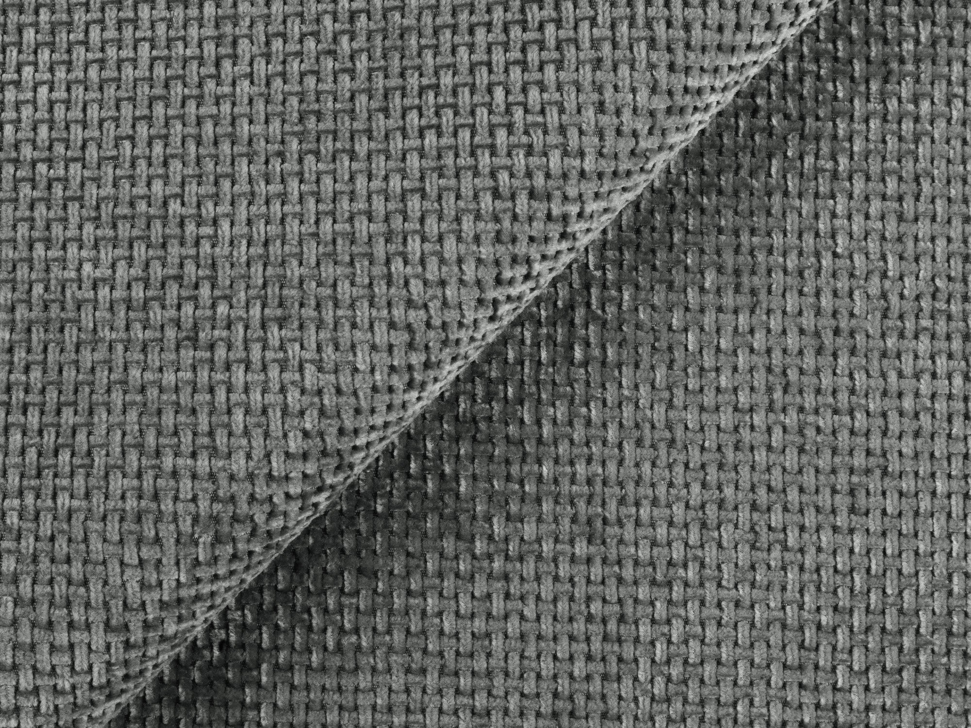 Modulaire 2-zitsbank LOKUA grijs chenille