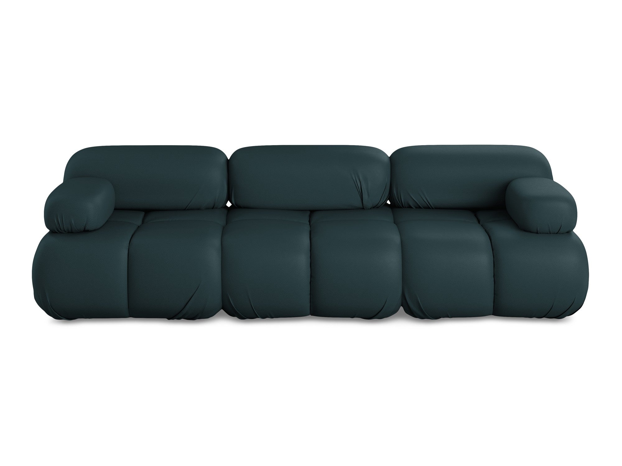 3-seater modular sofa LOKUA in marine eco-leather