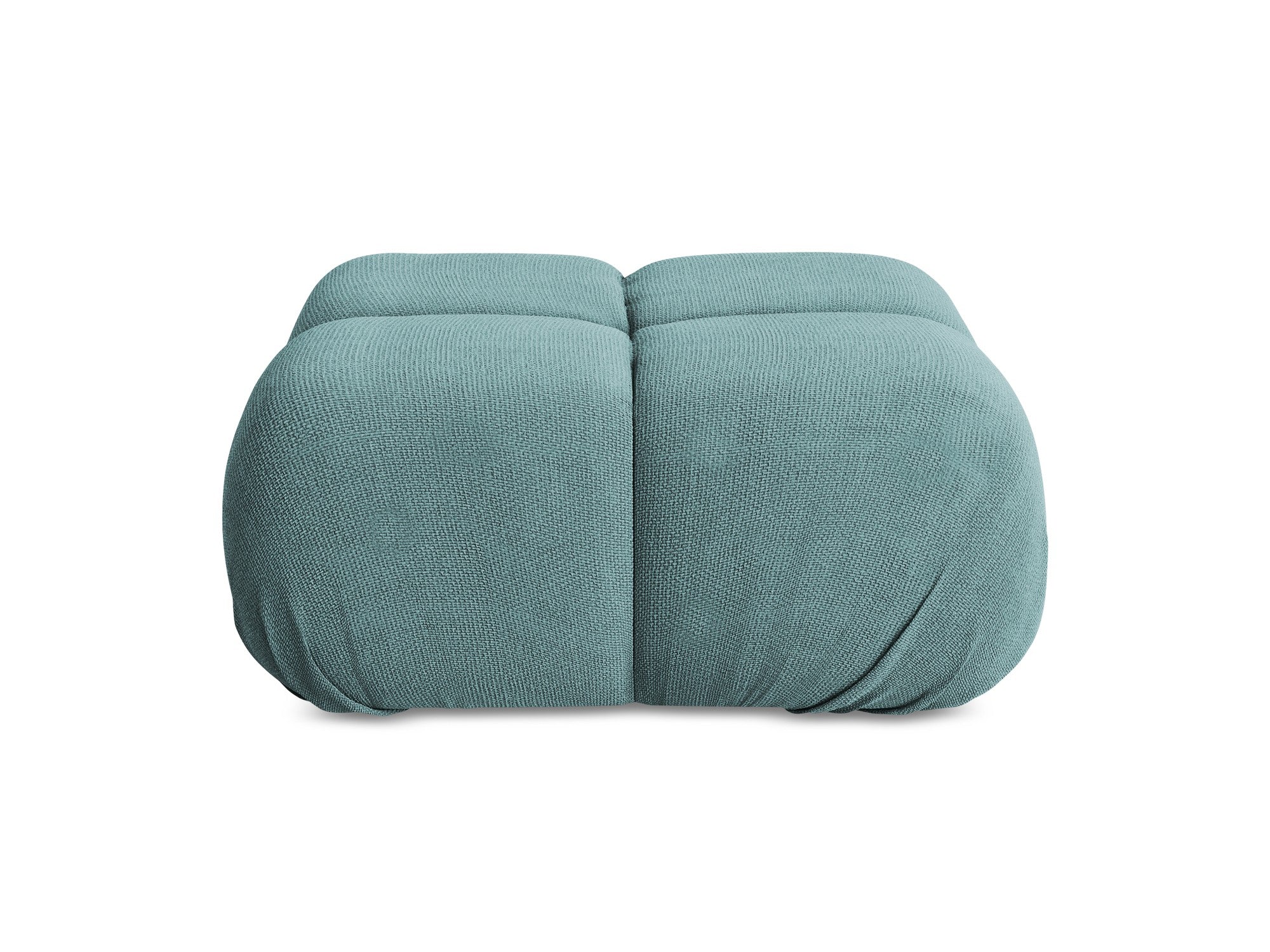 Pouf / module LOKUA denim blue chenille