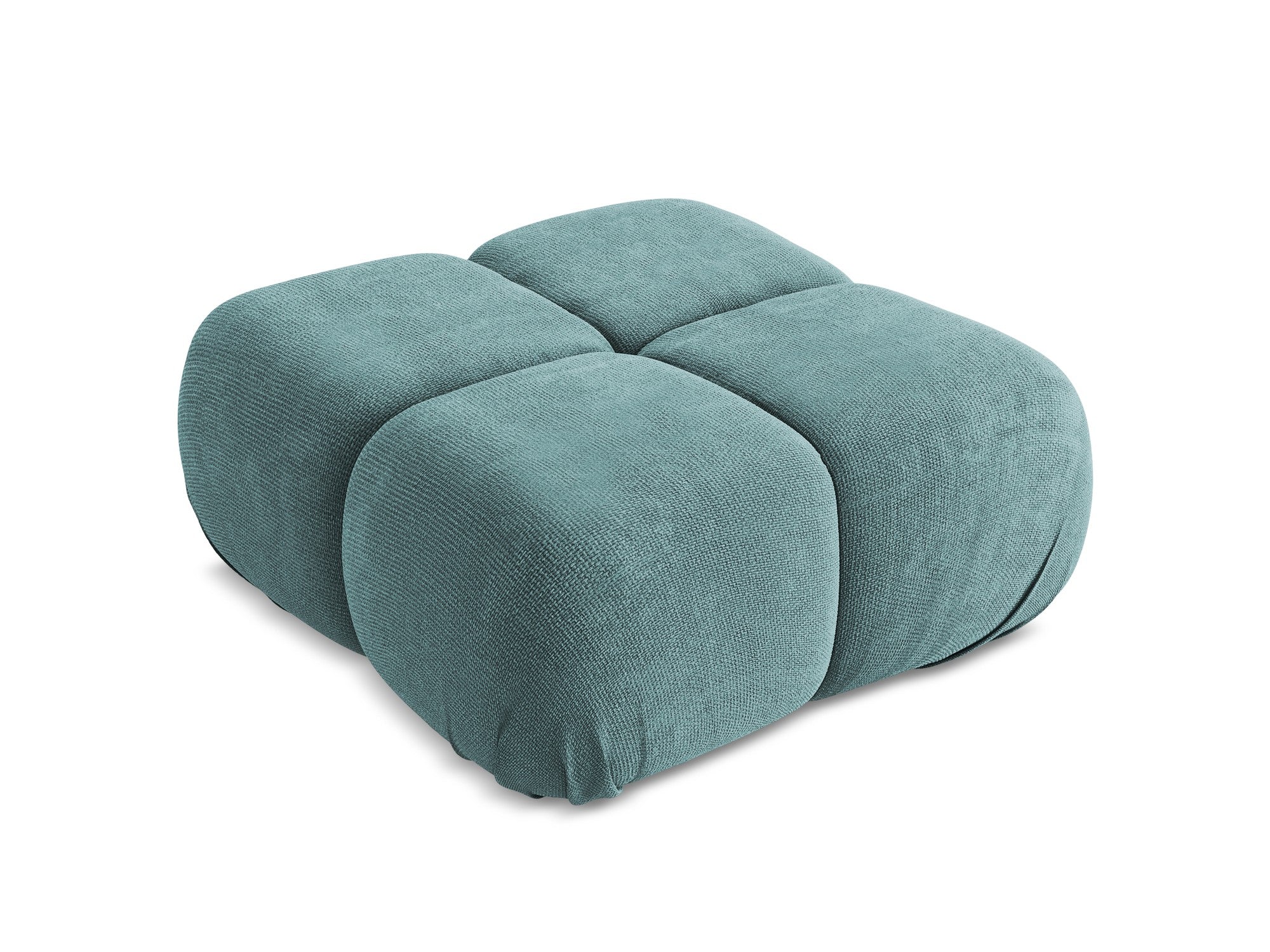 Pouf / module LOKUA denim blue chenille