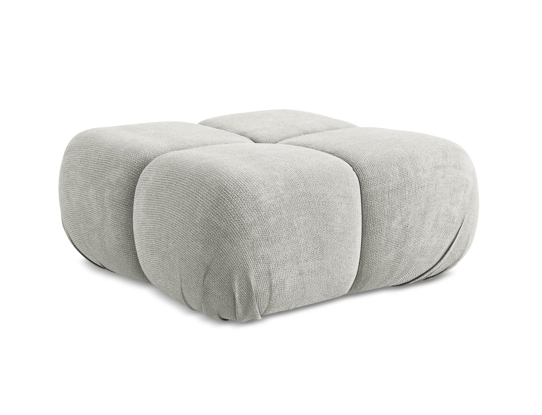 Hocker / Modul LOKUA hellgrau Chenille