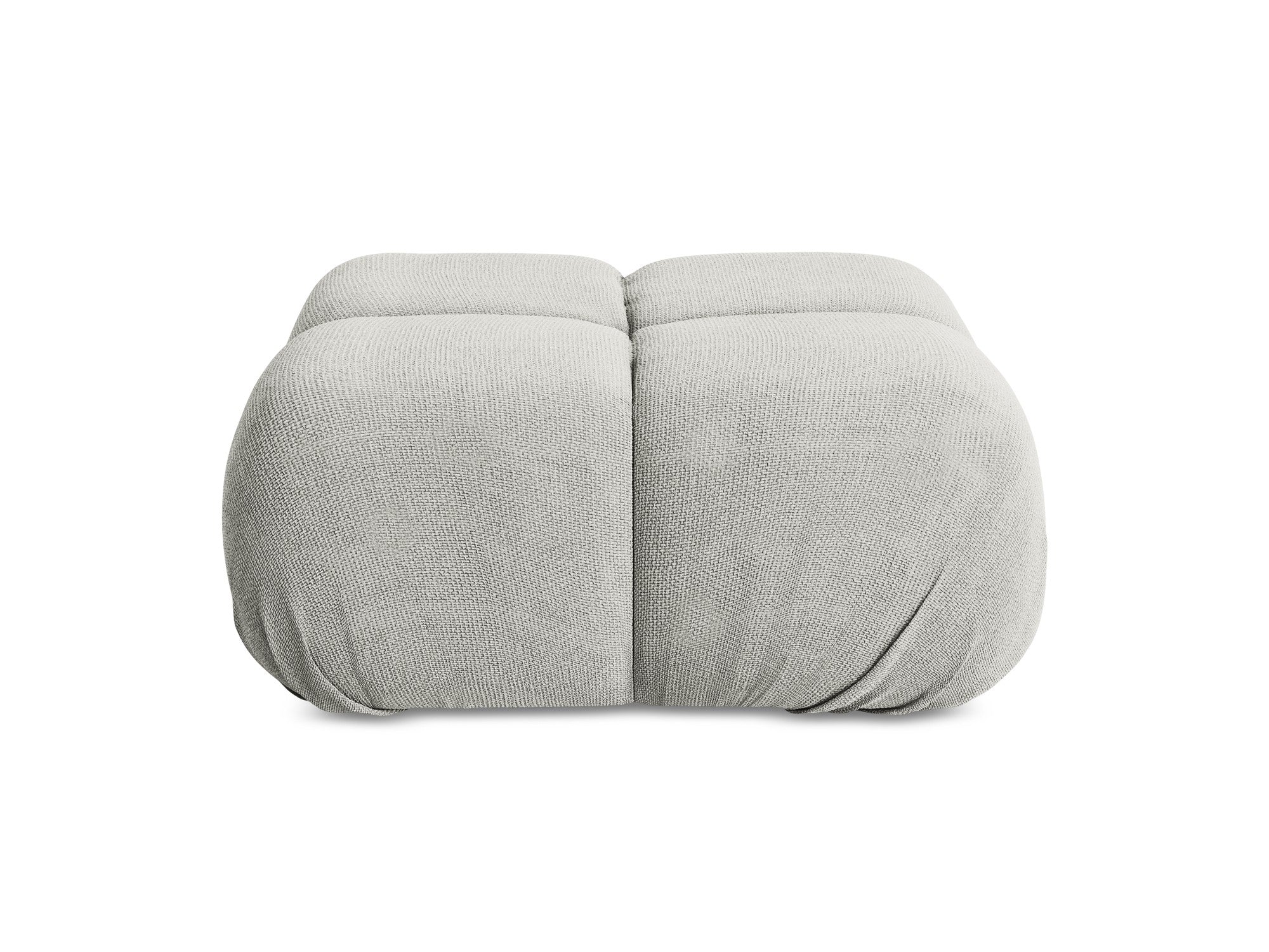 Hocker / Modul LOKUA hellgrau Chenille