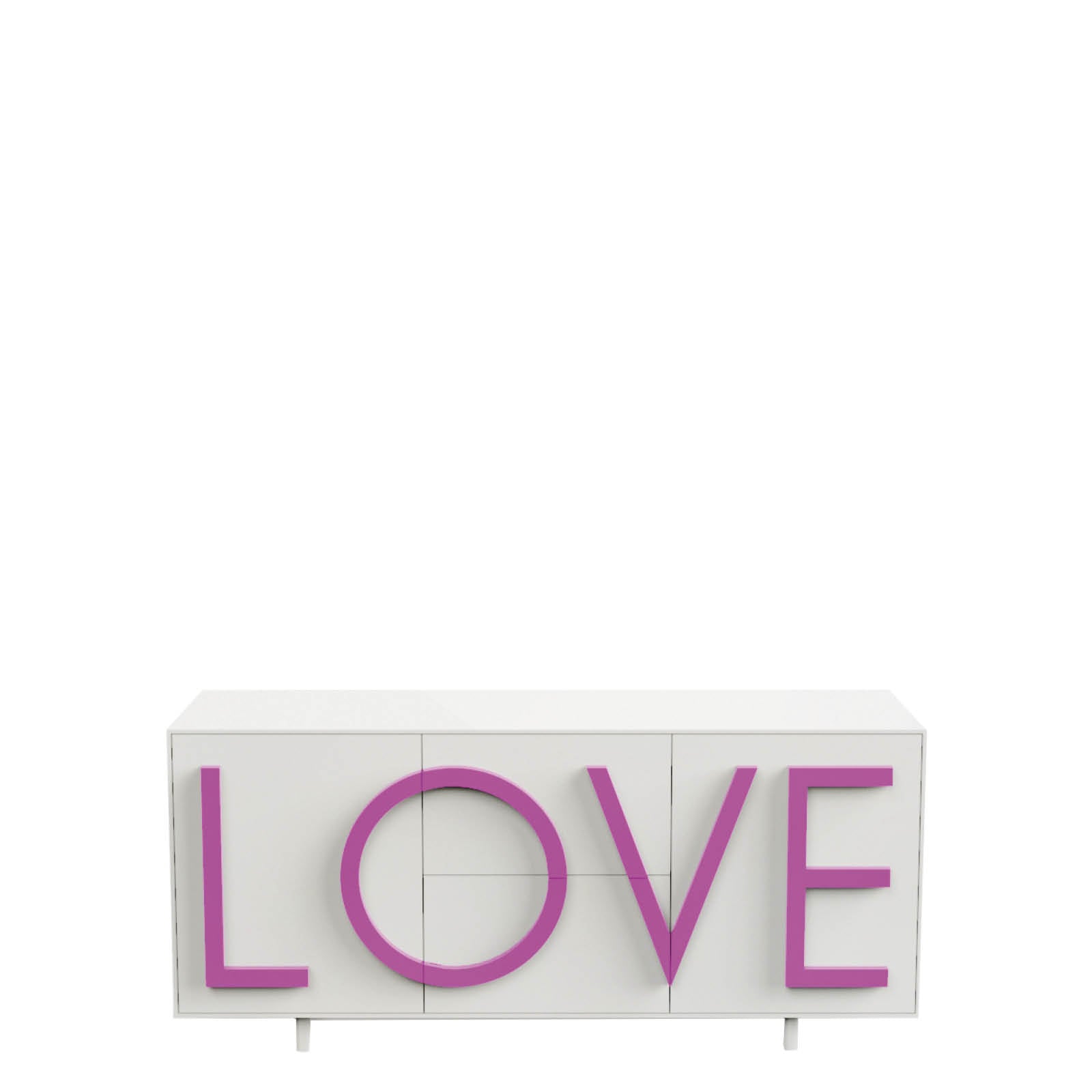 LOVE Kommode weiß