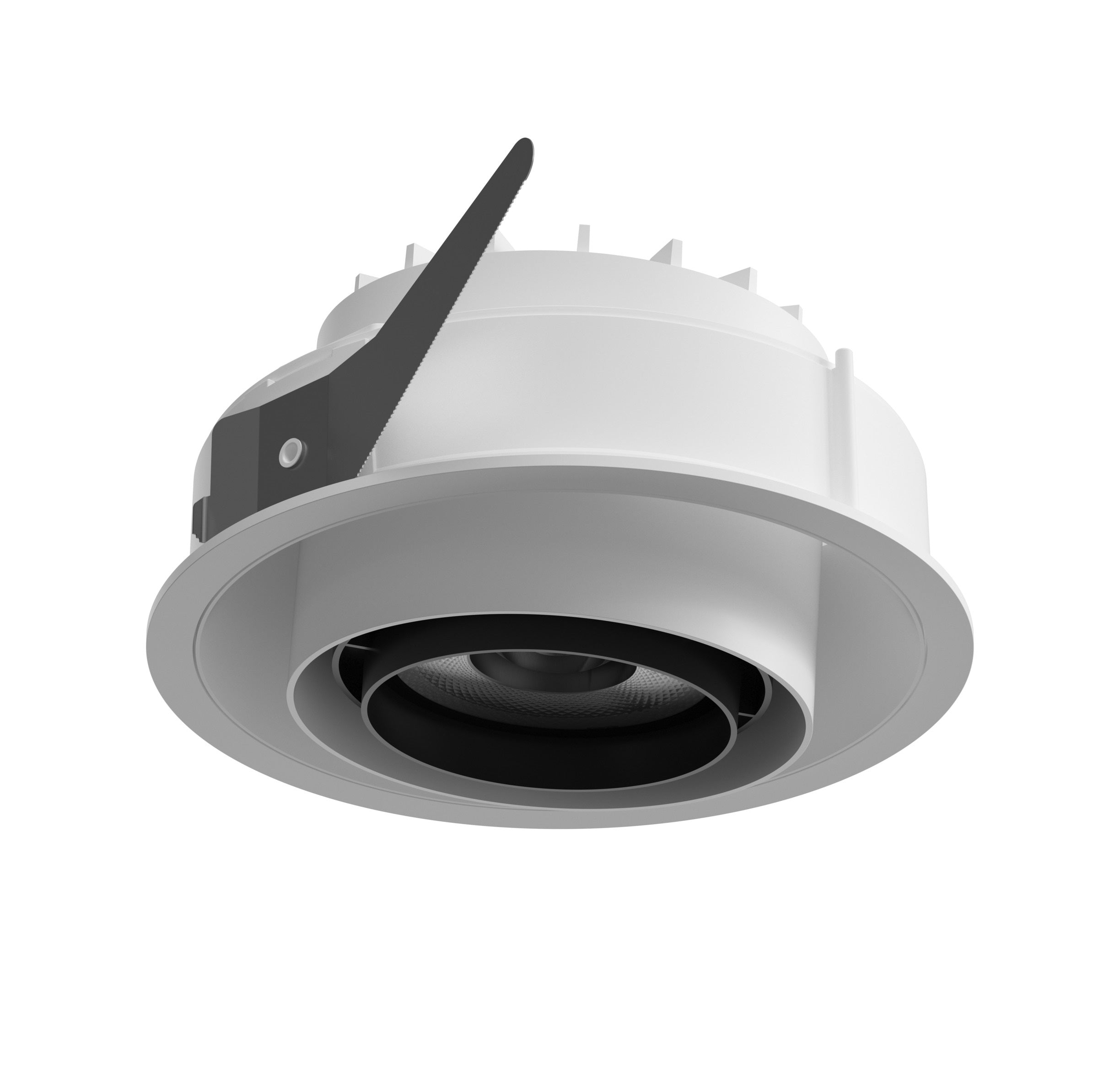 LP 072 SEMI-RECESSED recessed spotlight white
