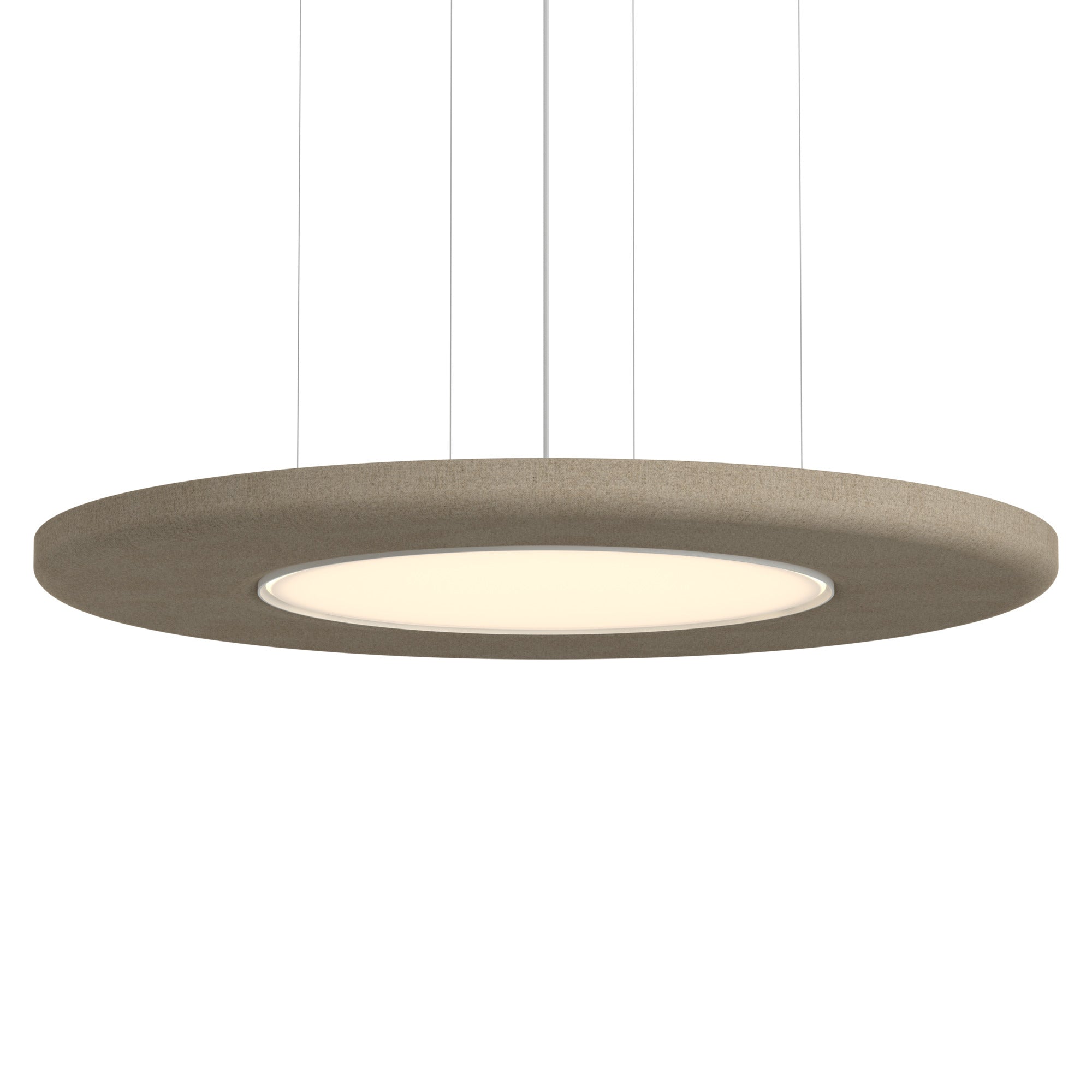 Hanglamp LP SLIM ACOUSTIC witte rand