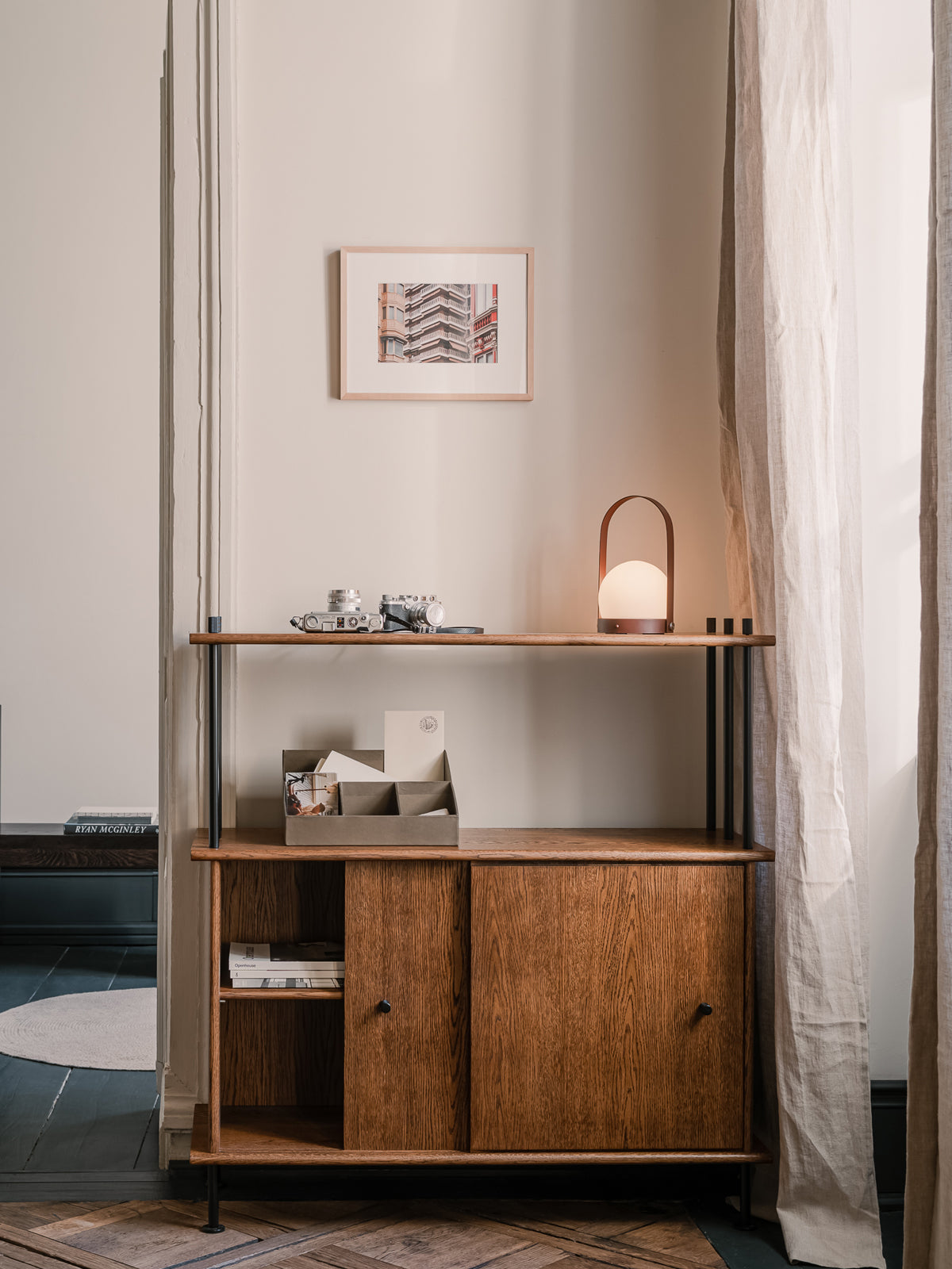 BAVA 100 kast donker eikenhout