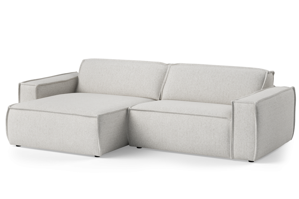 Modularer 3-Sitzer-Ecksofa links LUMO gepolstert