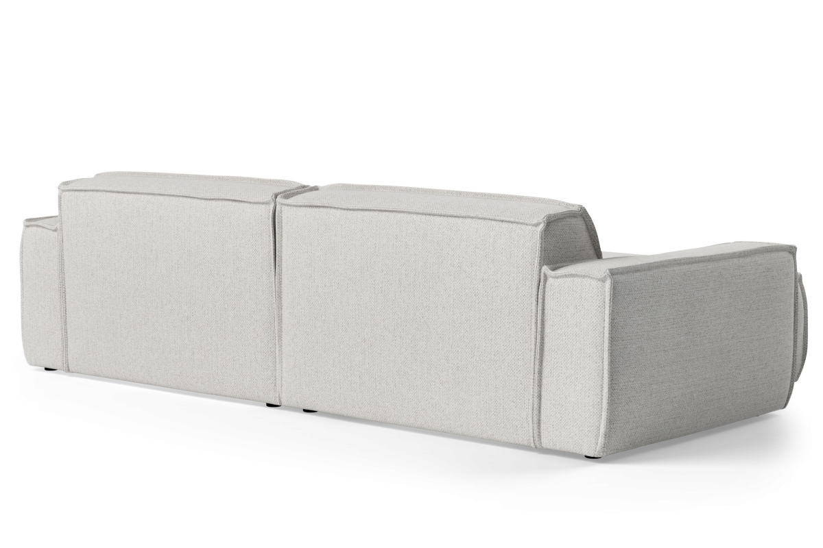 Modularer 3-Sitzer-Ecksofa links LUMO gepolstert