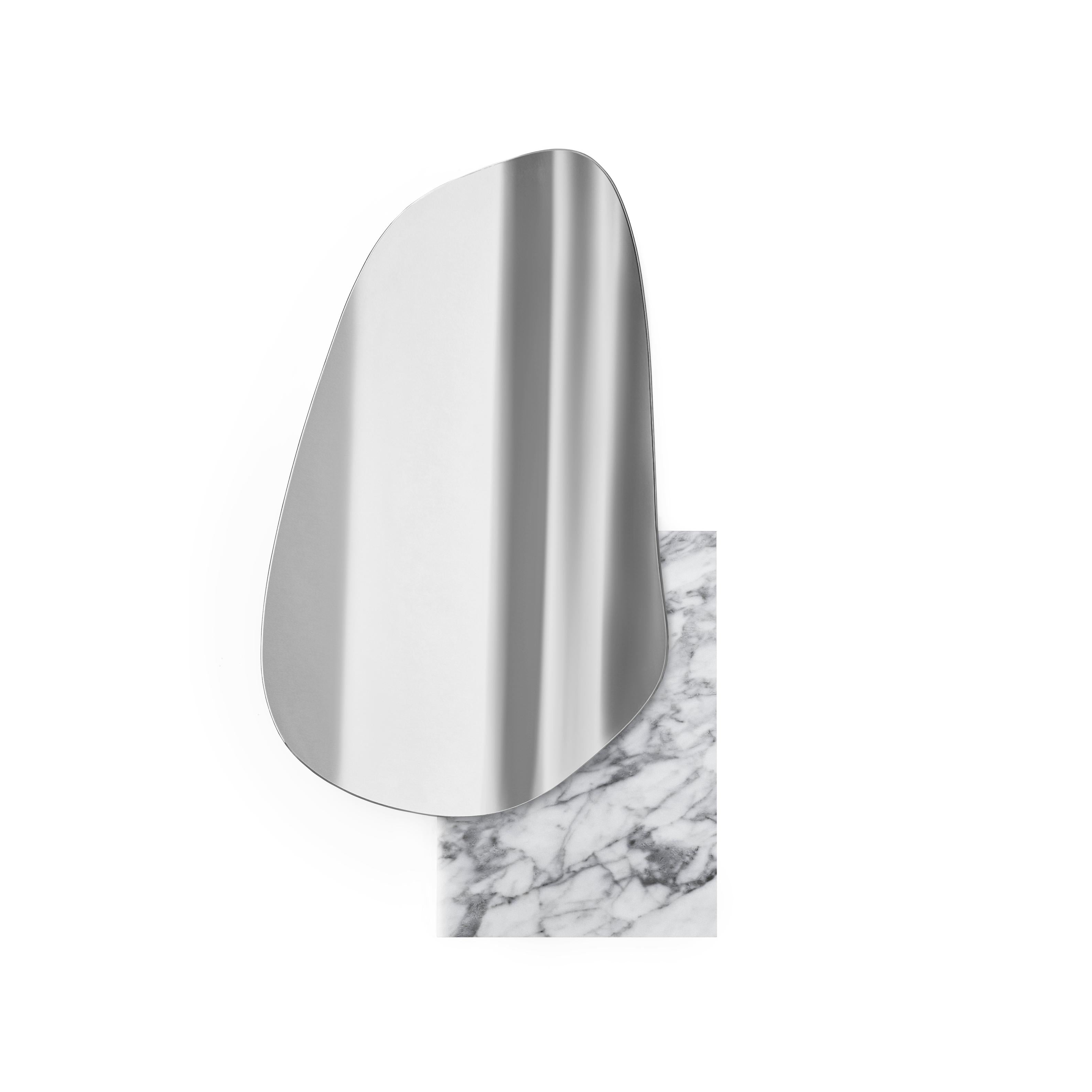 Lustro LAKE 3 personalizowane – marmur