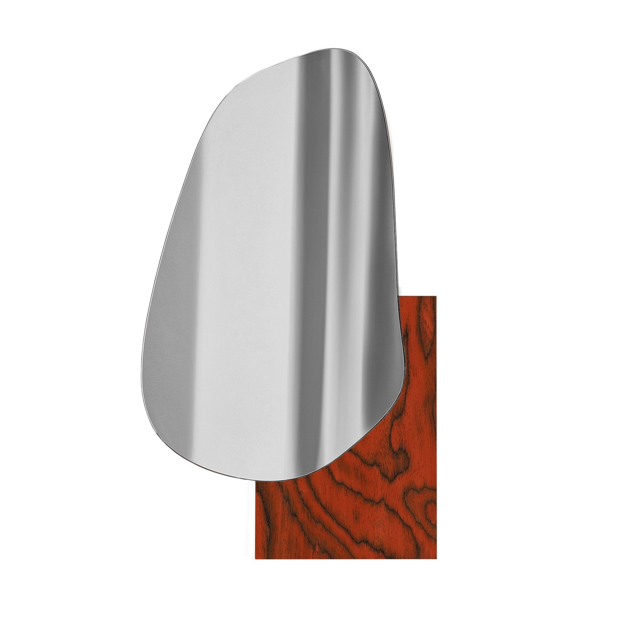 Lustro LAKE 3 ALPI rot Holzfurnier