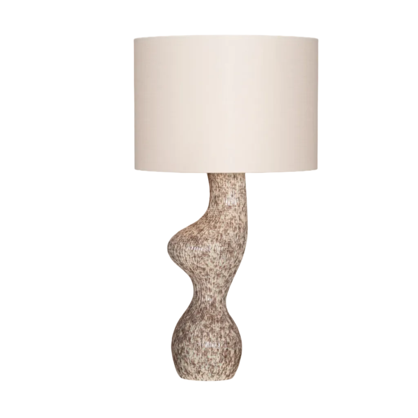 VENUSO Beige Table Lamp with Ceramic
