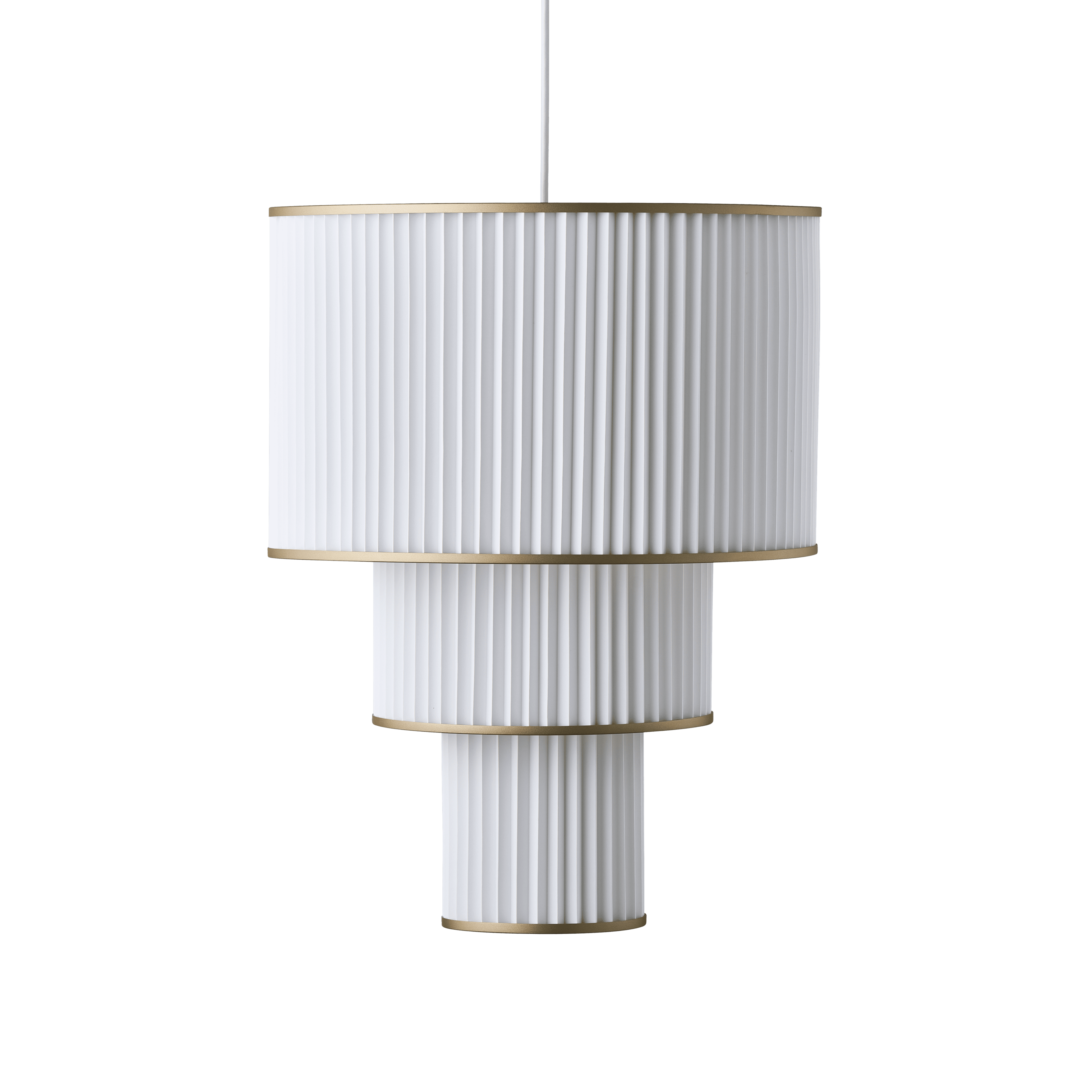 Hanglamp MODEL 112 PLIVELLO wit met goud