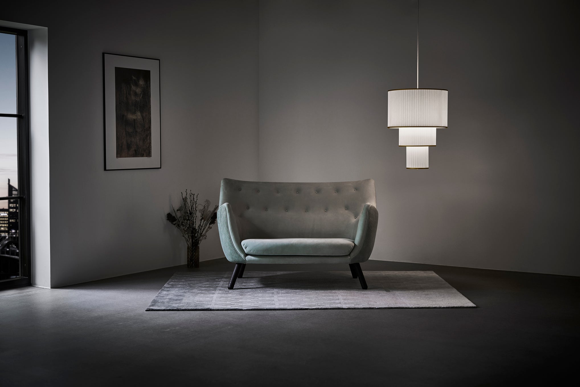 Hanglamp MODEL 112 PLIVELLO wit met goud