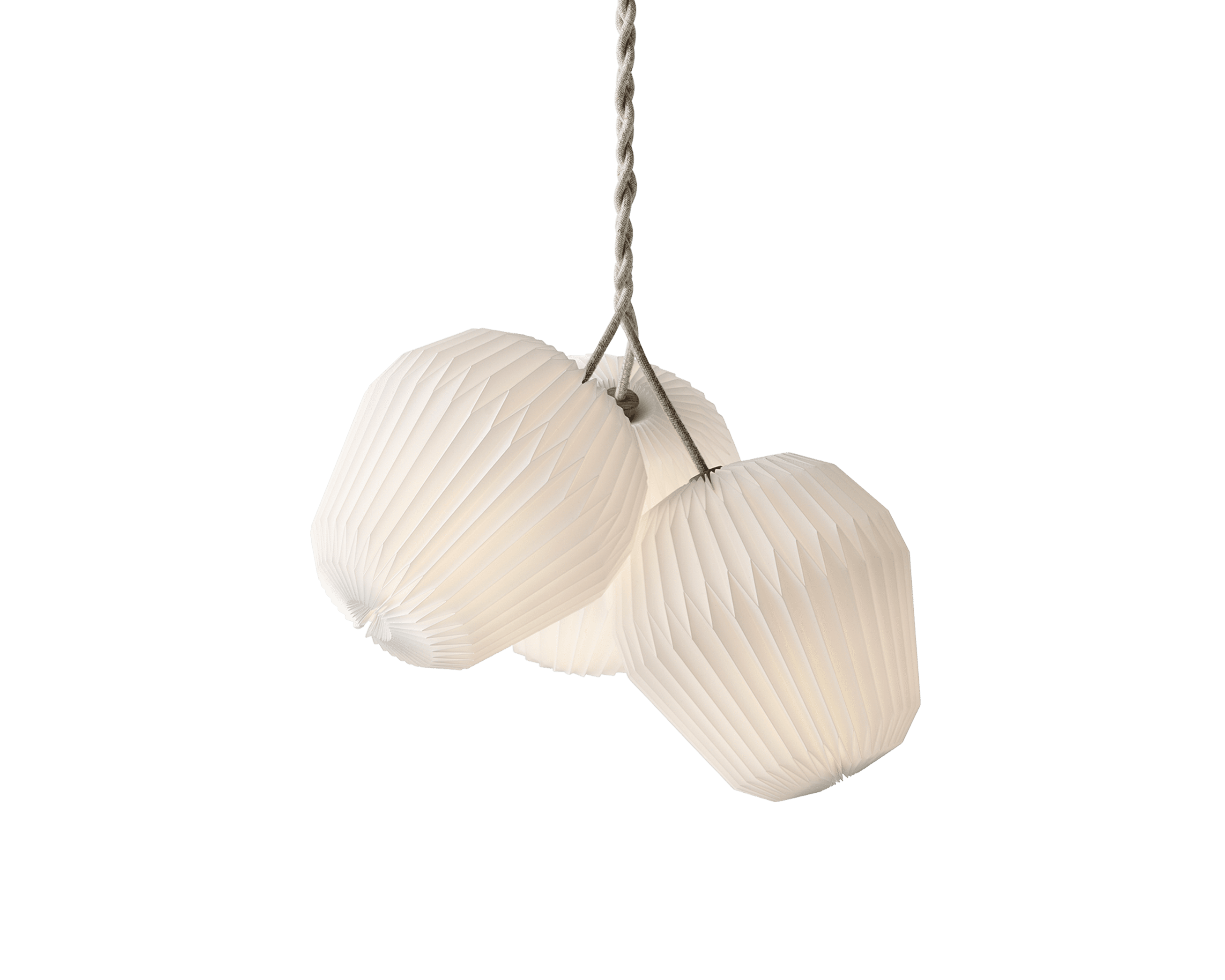 Pendelleuchte MODELL 130 BOUQUET 3 weiß