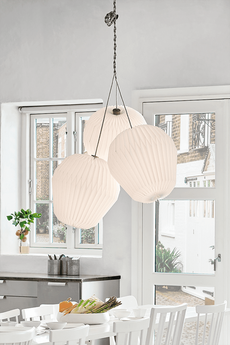 Pendelleuchte MODELL 130 BOUQUET 3 weiß