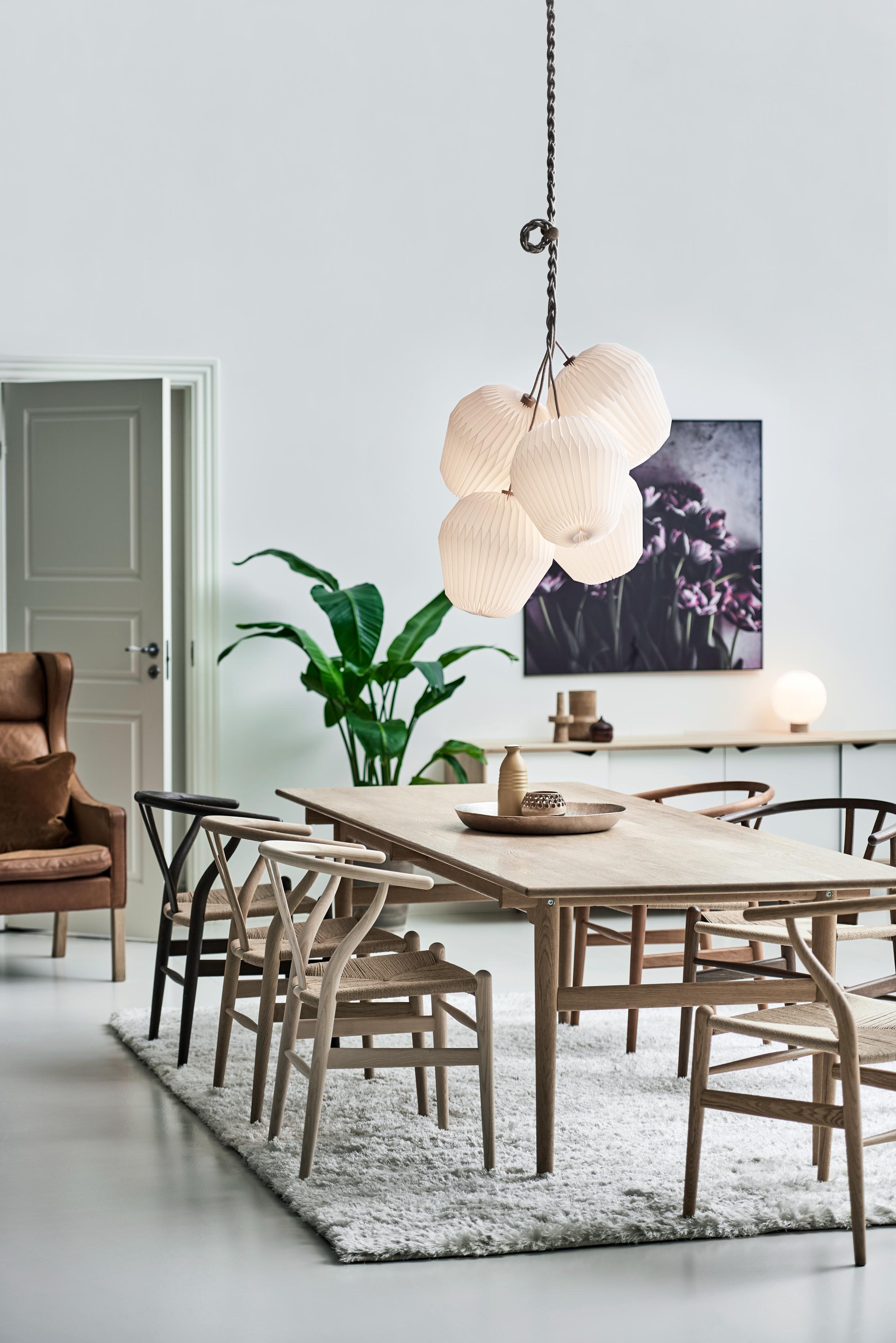 Kroonluchter BOUQUET 5 wit